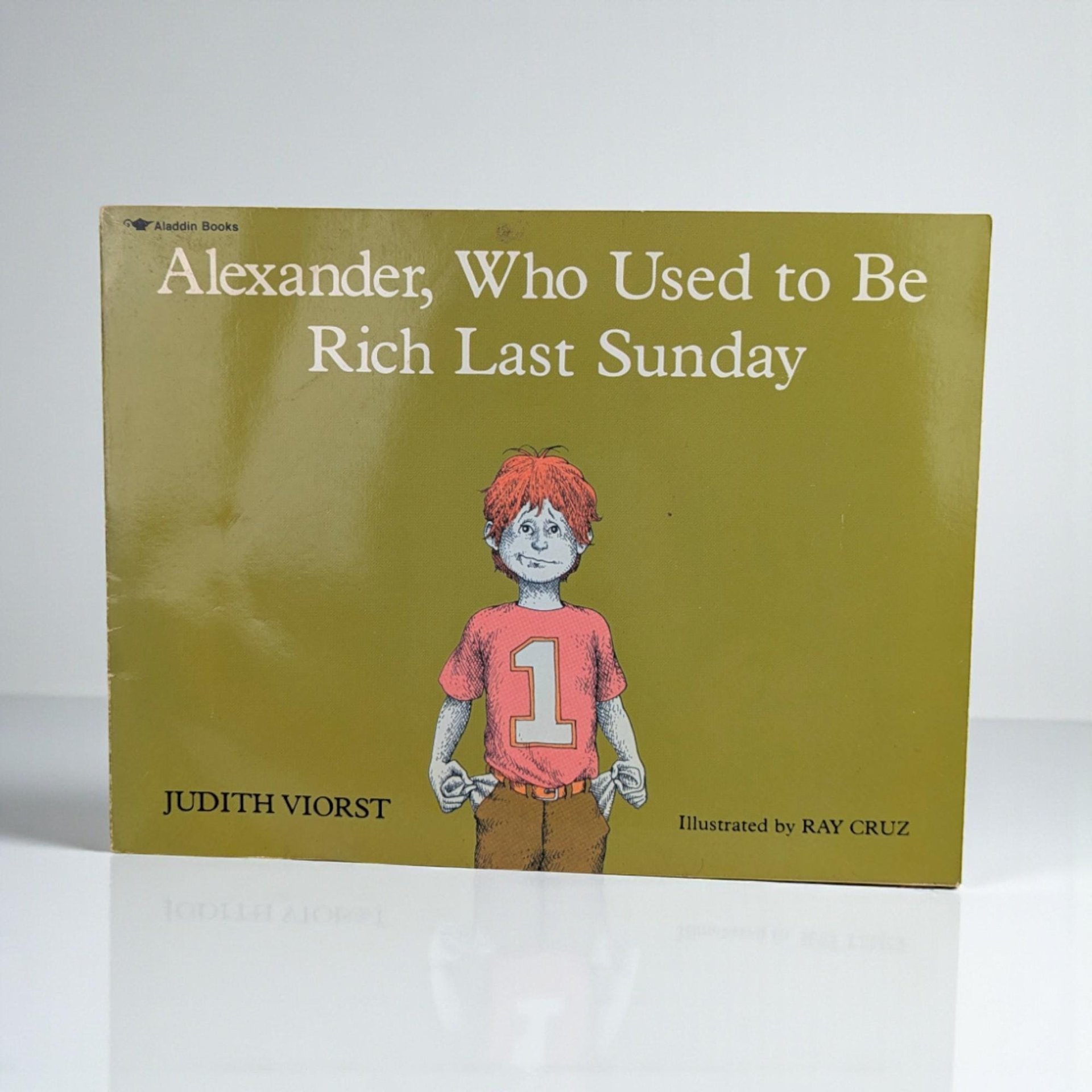 1978 "Alexander Who Used to Be Rich" Book: Judith Viorst, Vintage Kids Paperback