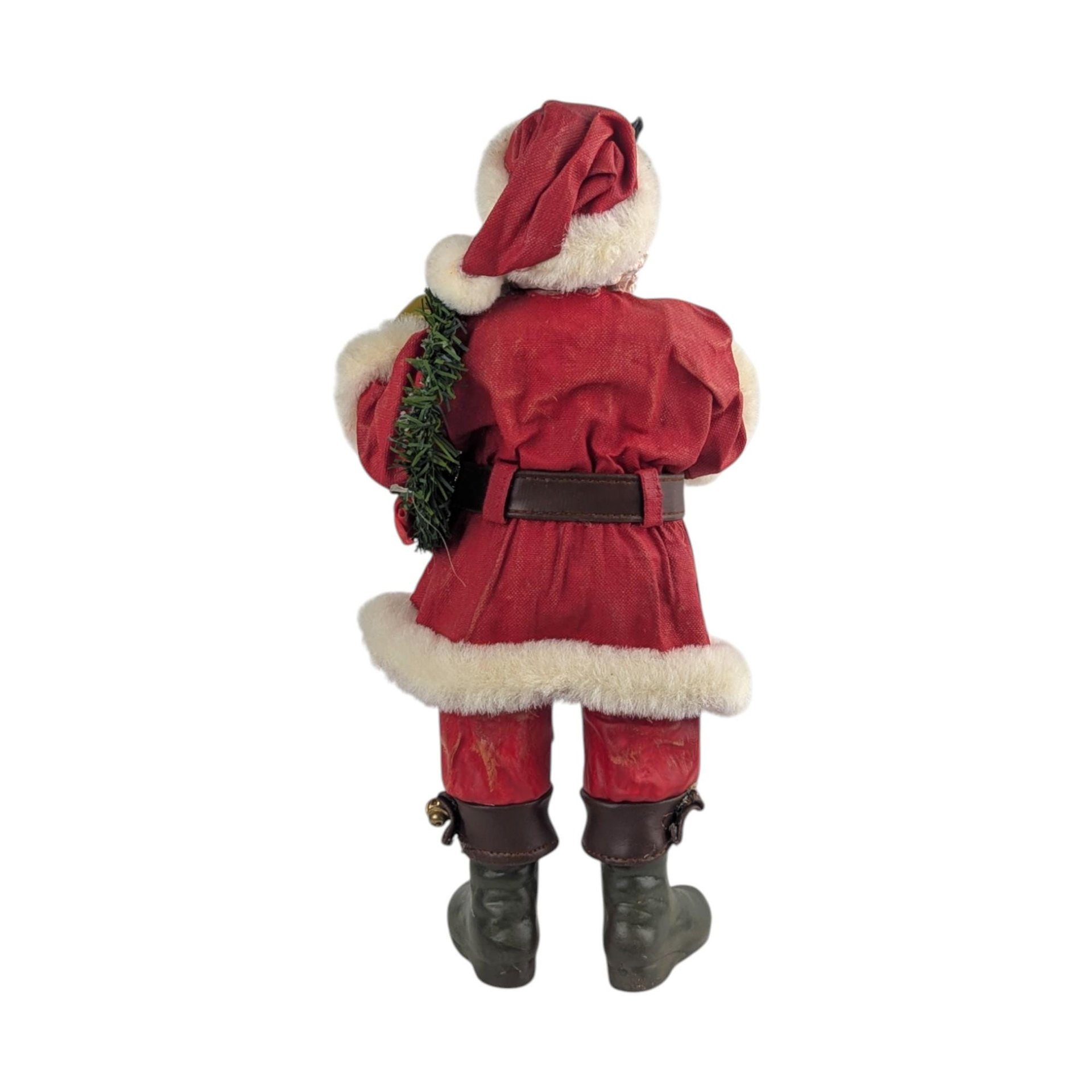 1994 Clothtique Santa Claus Figure: Possible Dreams Vintage Christmas Decor, 11" Santa