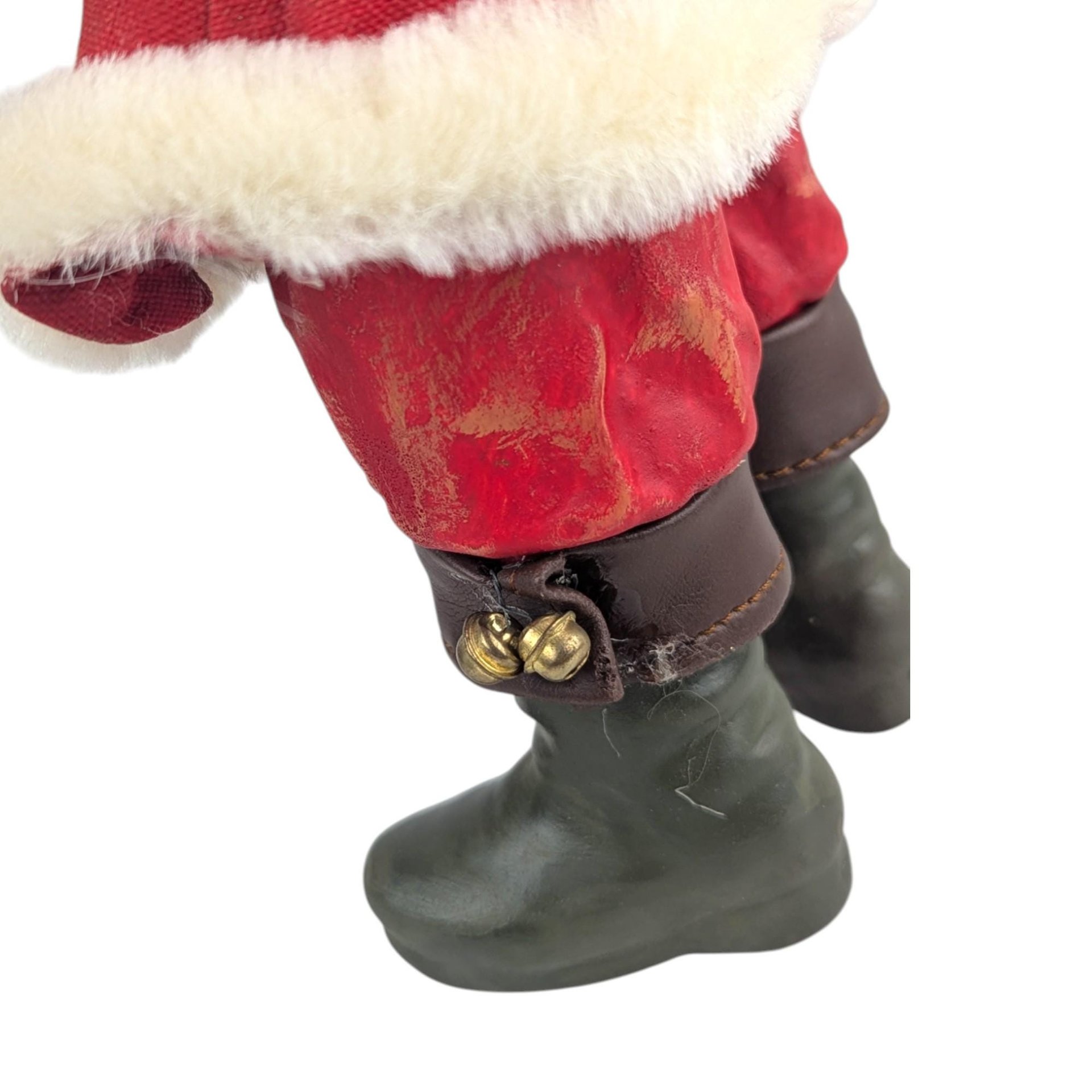 1994 Clothtique Santa Claus Figure: Possible Dreams Vintage Christmas Decor, 11" Santa