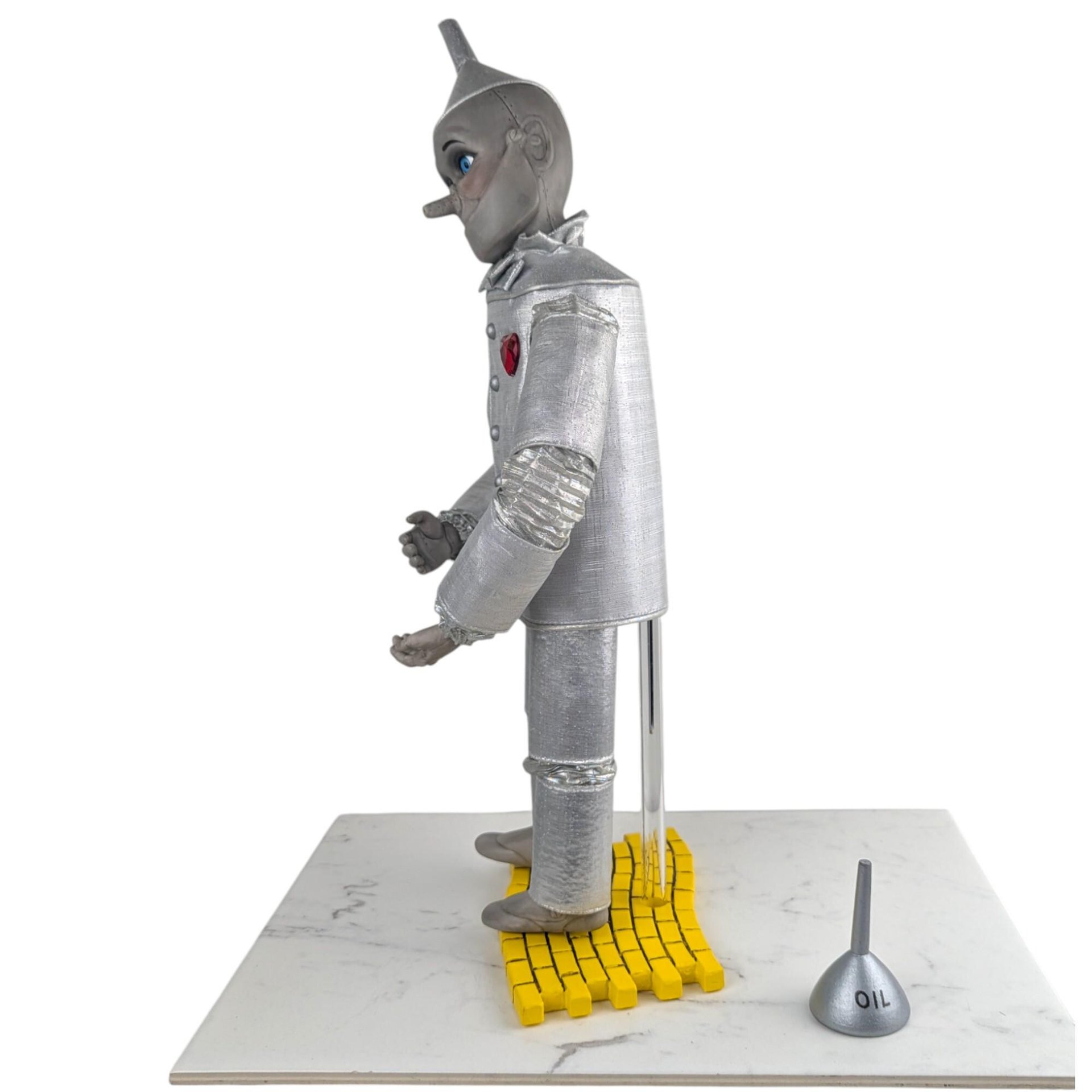 1994 Ashton Drake Tin Man Figure: Wizard of Oz Collectible Doll, 16.5" Display Figure