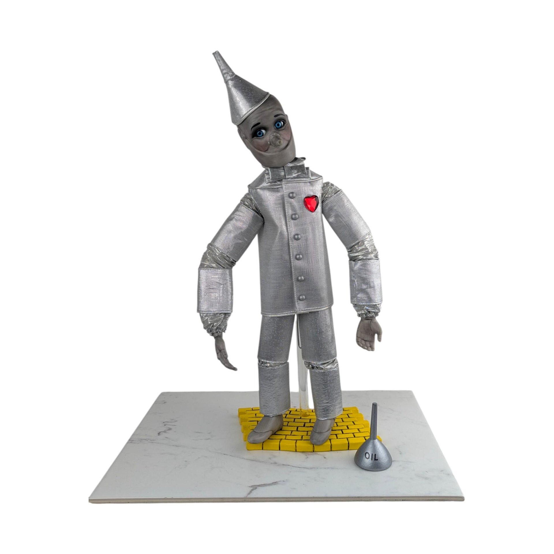 1994 Ashton Drake Tin Man Figure: Wizard of Oz Collectible Doll, 16.5" Display Figure