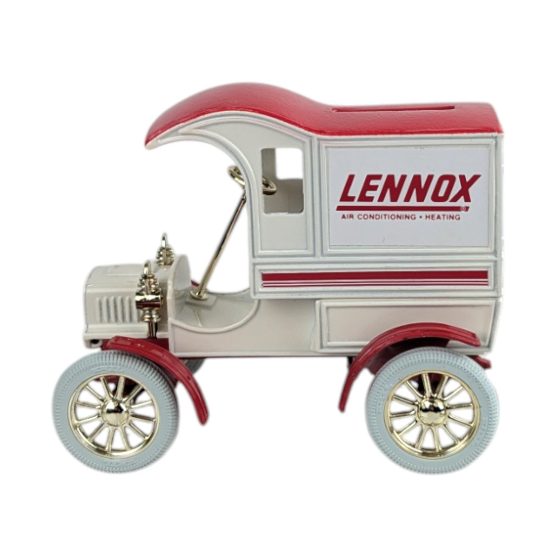 Vintage 1989 ERTL Lennox Truck: #4 Diecast 1905 Delivery Car Bank