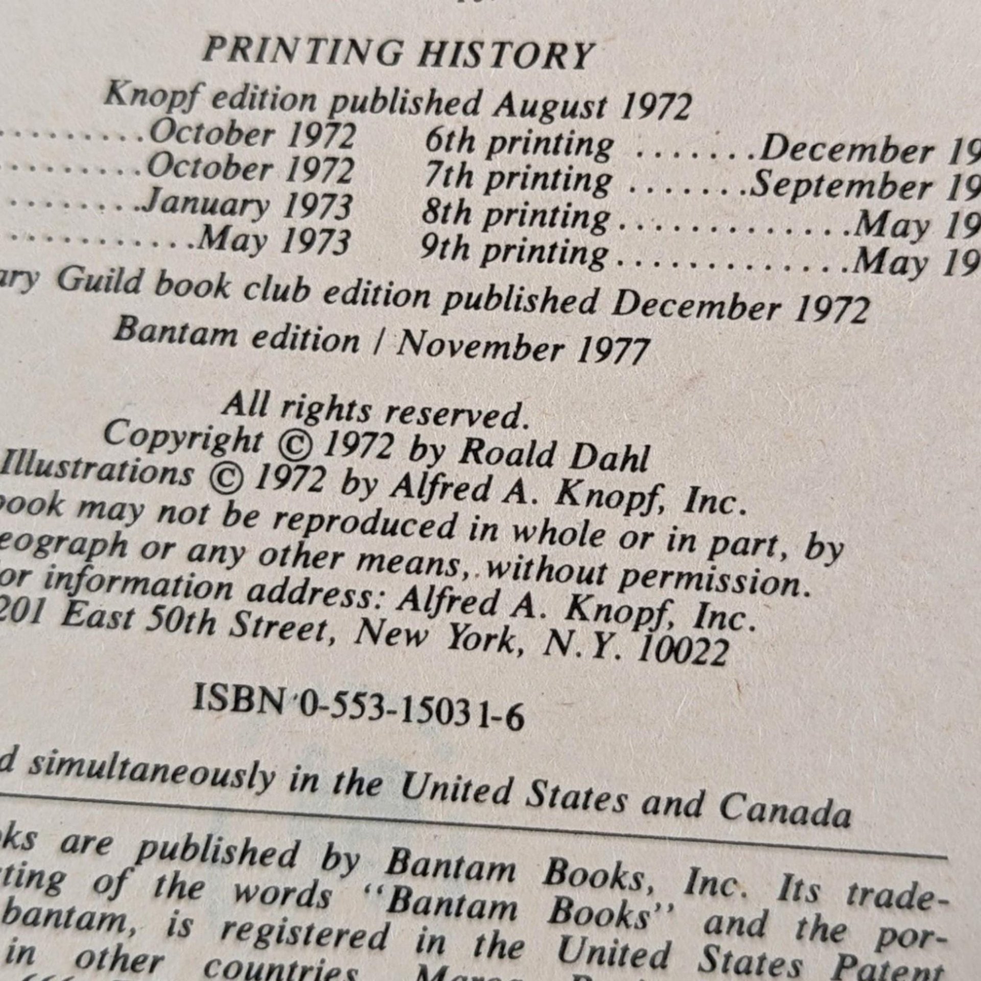 Vintage Charlie and the Great Glass Elevator: 1972 Roald Dahl Paperback, Illustrated Children's Book