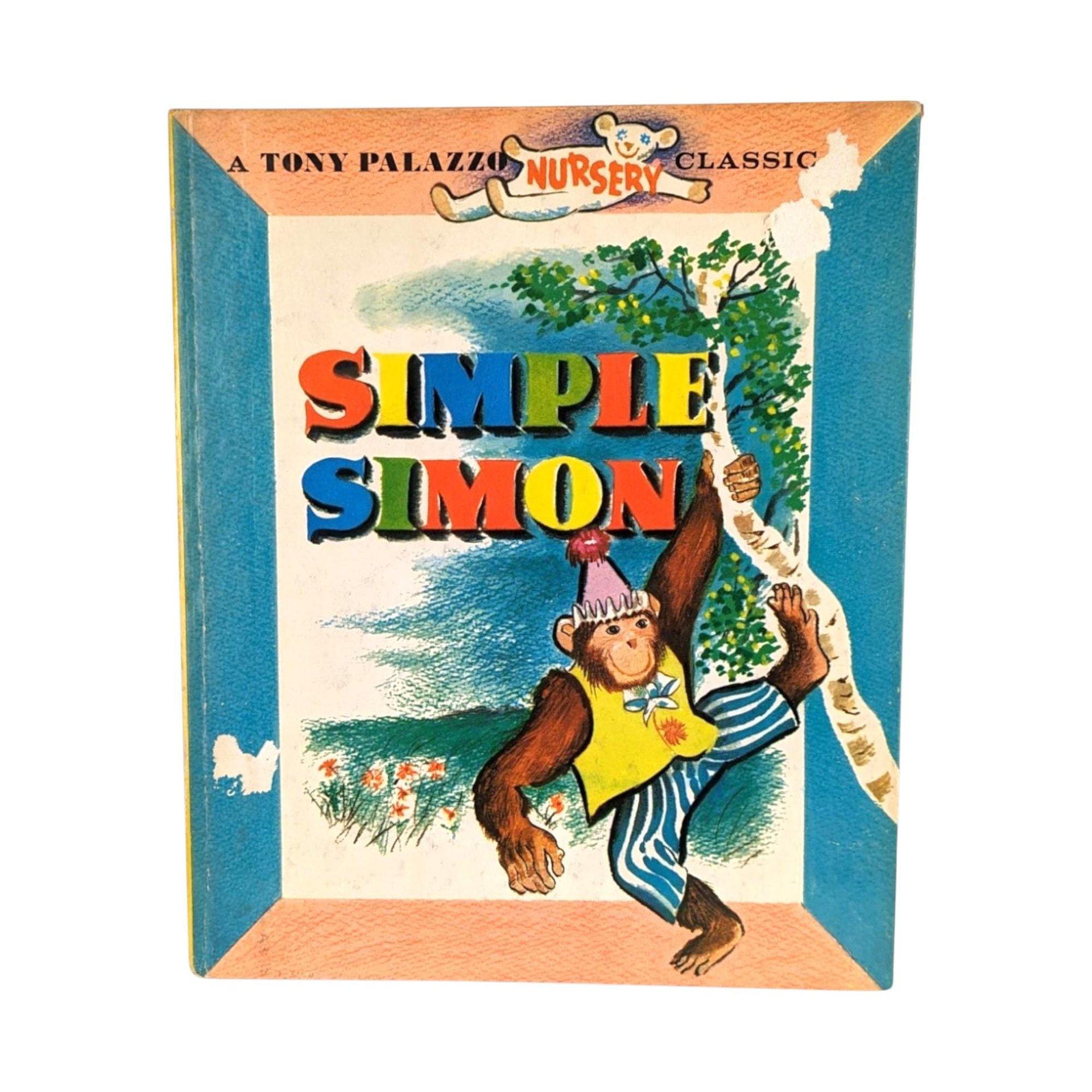 1959 Simple Simon Book: Tony Palazzo First Edition Hardcover