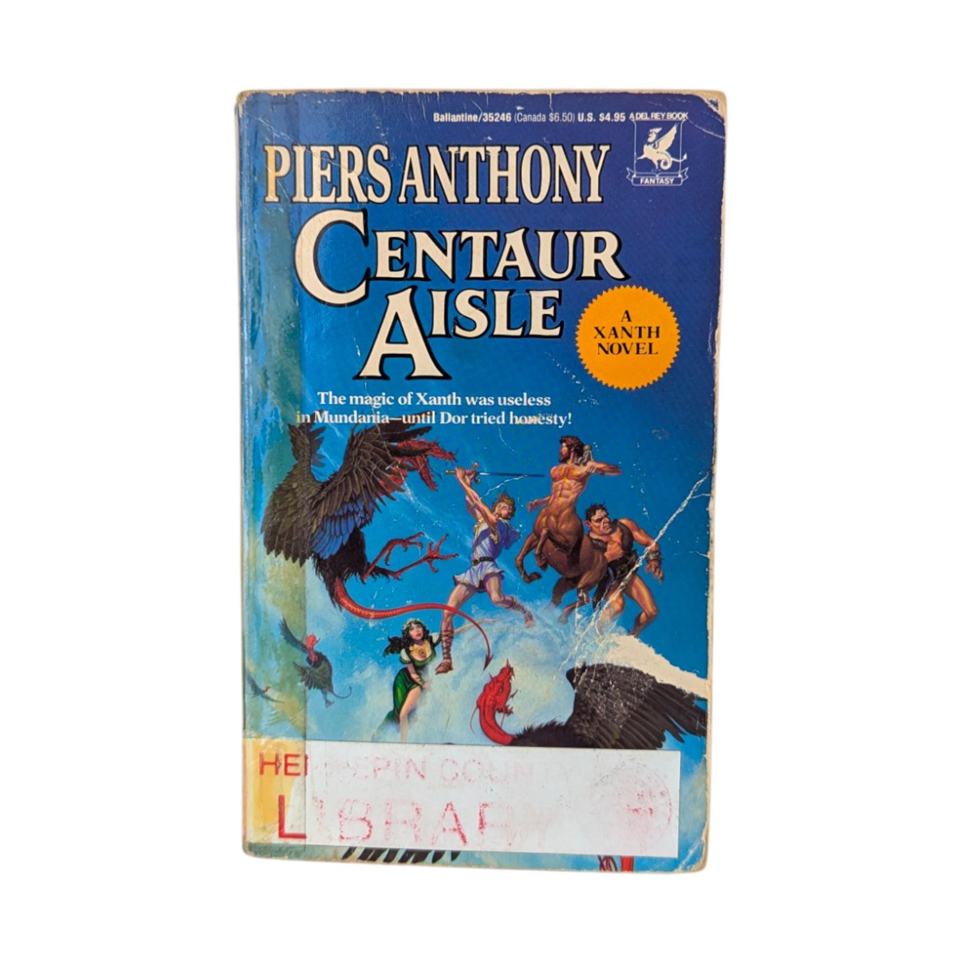 Lot of 9 Sci-Fi Books: Asimov, Star Trek, Piers Anthony Ex-Library Paperback Collection