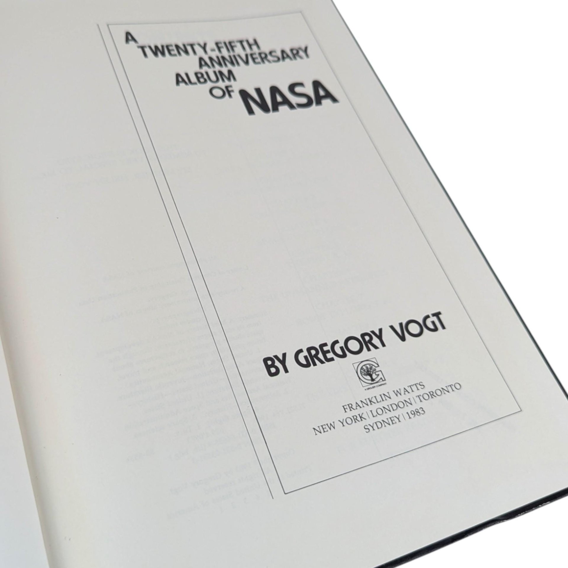 Vintage 1983 NASA Anniversary Book: Ex-Library Space Program Photo Album Hardcover