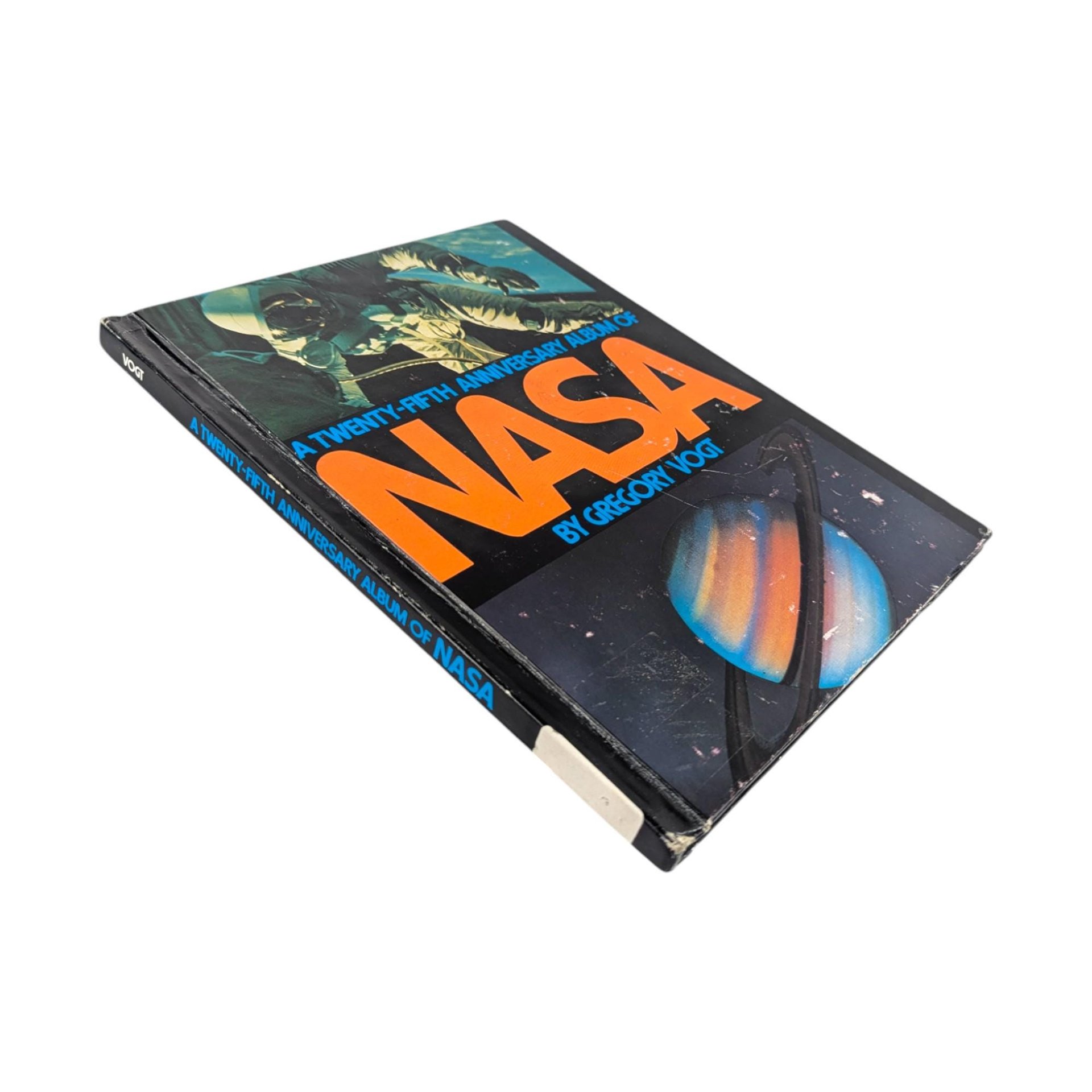 Vintage 1983 NASA Anniversary Book: Ex-Library Space Program Photo Album Hardcover