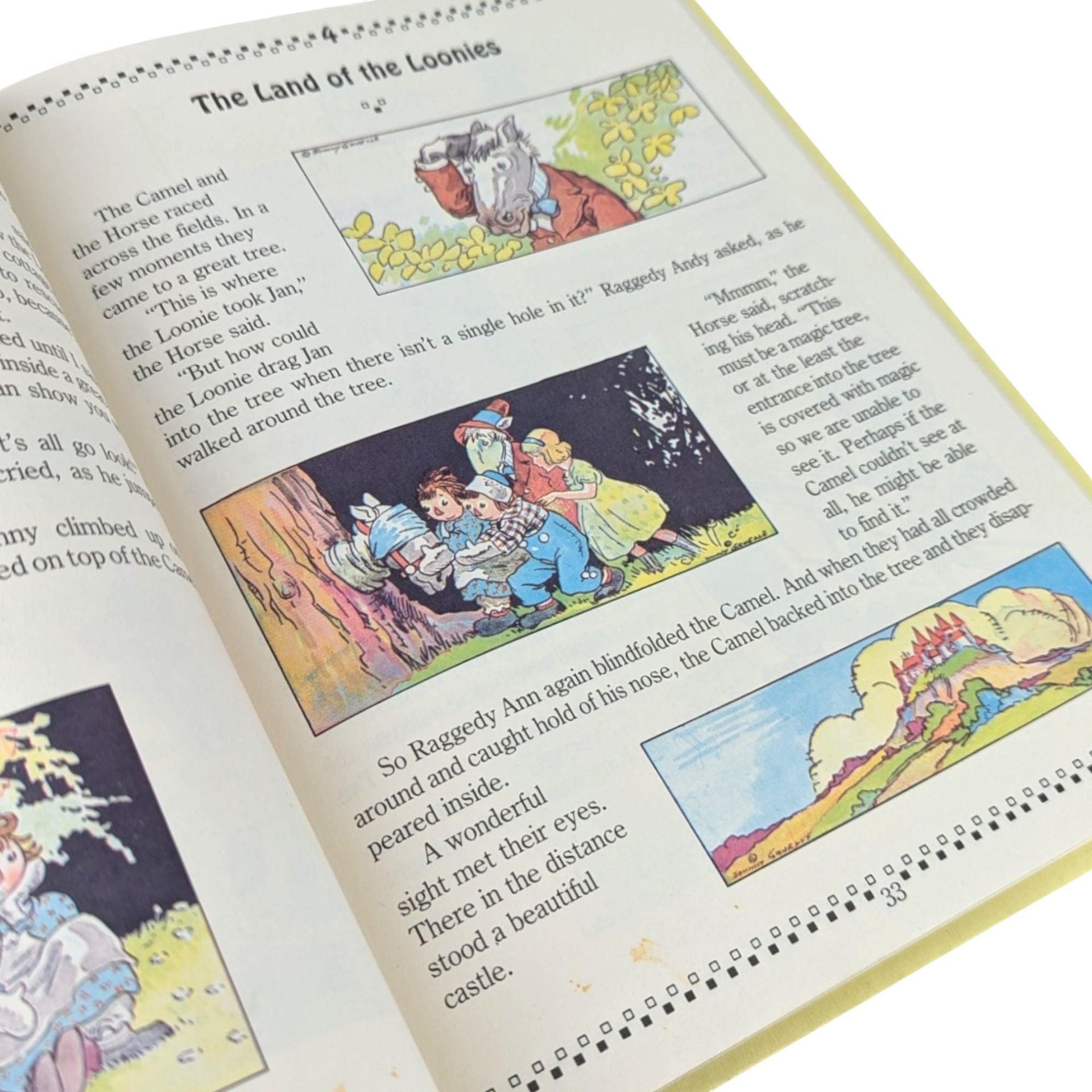 Vintage Raggedy Ann and Andy Book Lot: 1980s Giant Treasury Set