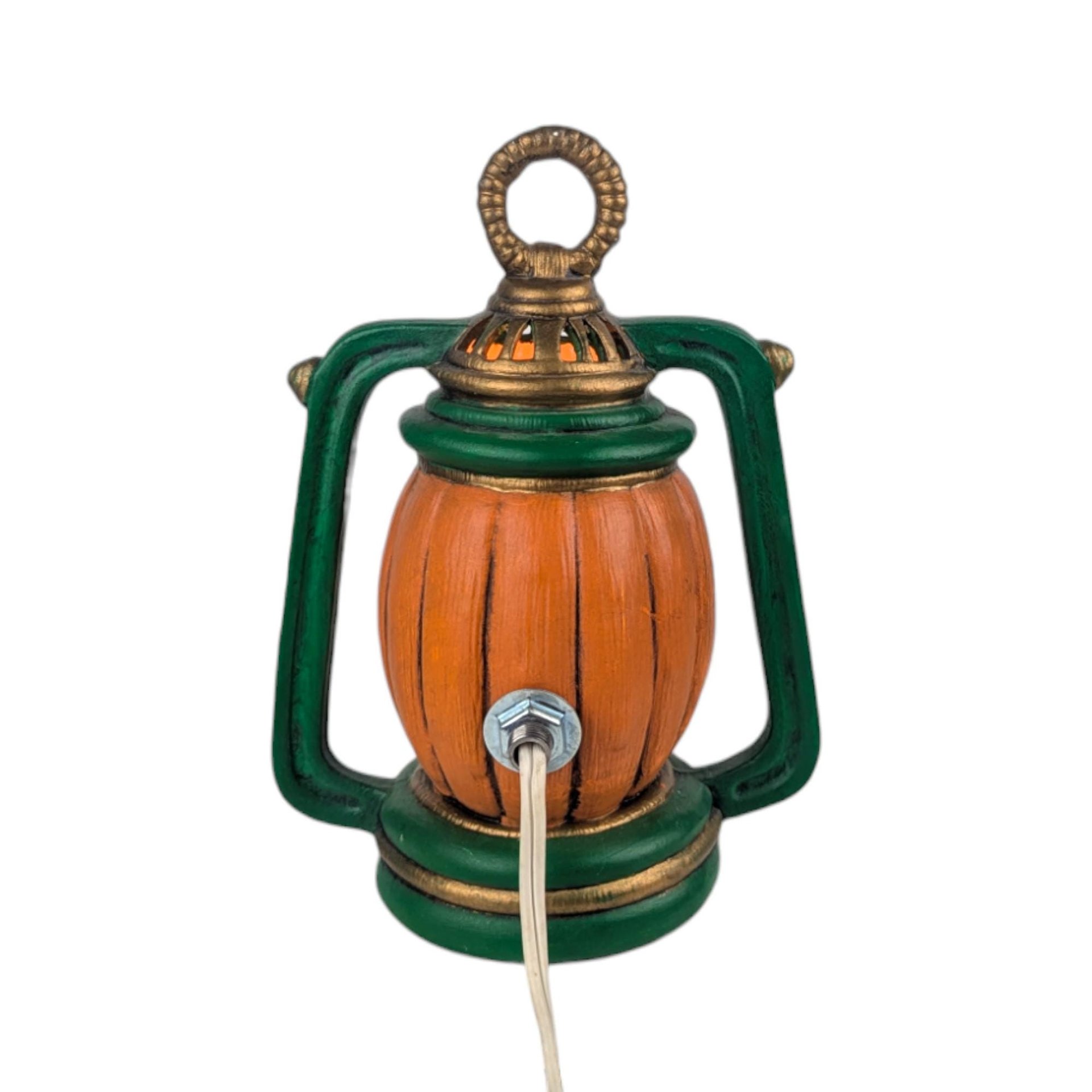 Vintage 1990s Jack O' Lantern: Ceramic Pumpkin Light Up Decor