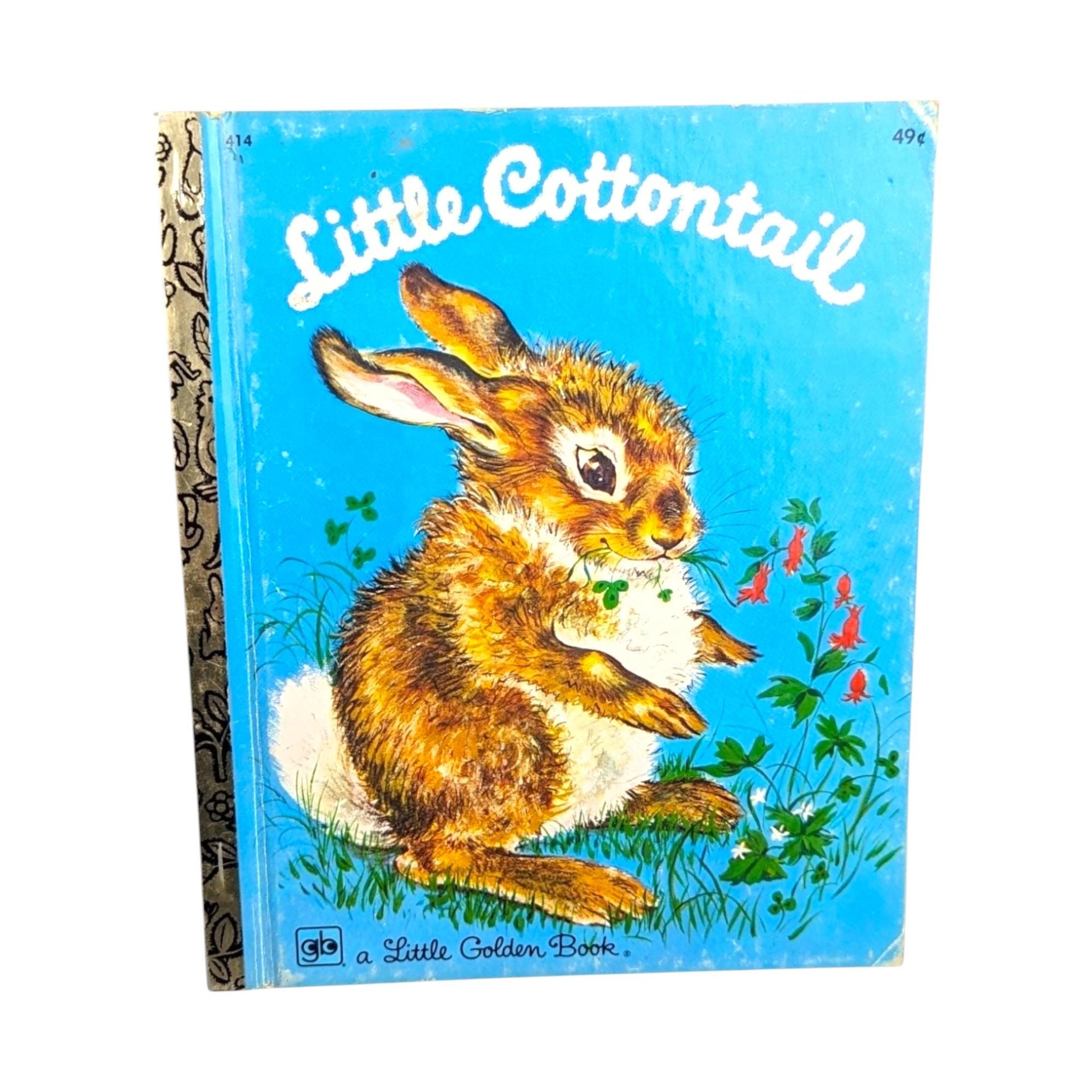 Vintage Rabbit Little Golden Book Lot: Classic Children's Storybook Collection