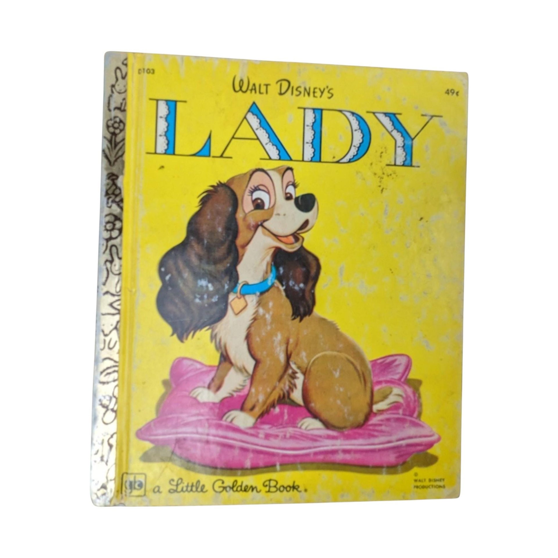 Vintage Disney Storybook Collection: Little Golden Book Lot with Bambi, Pinocchio & Fox and the Hound