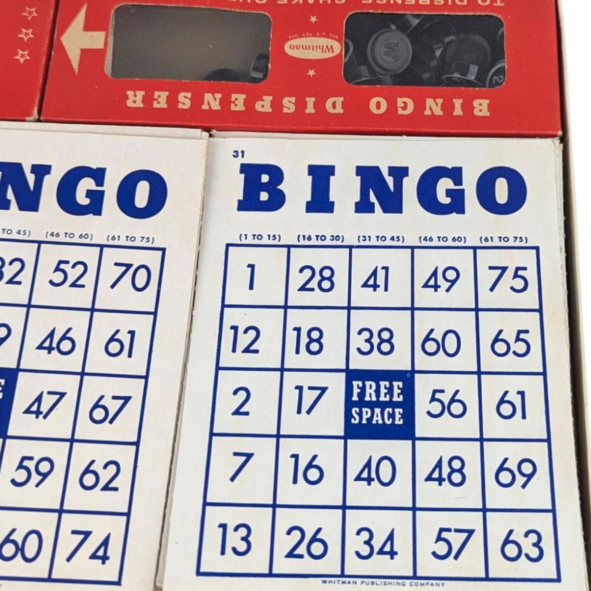 Vintage Whitman Bingo Game: 45 Cards, Collectible Family Fun