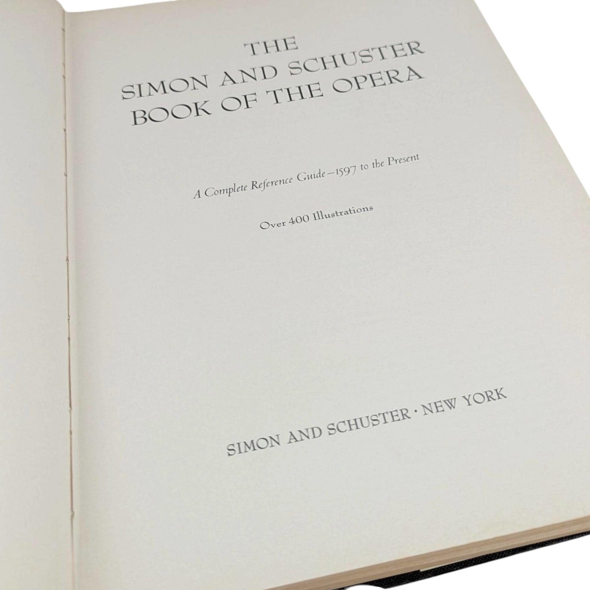 1977 Simon & Schuster Opera Book: Illustrated Hardcover Reference