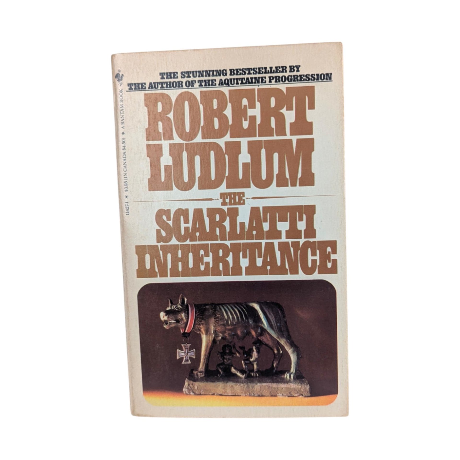 Vintage Robert Ludlum Paperback: Your Choice of Spy Thriller Novel