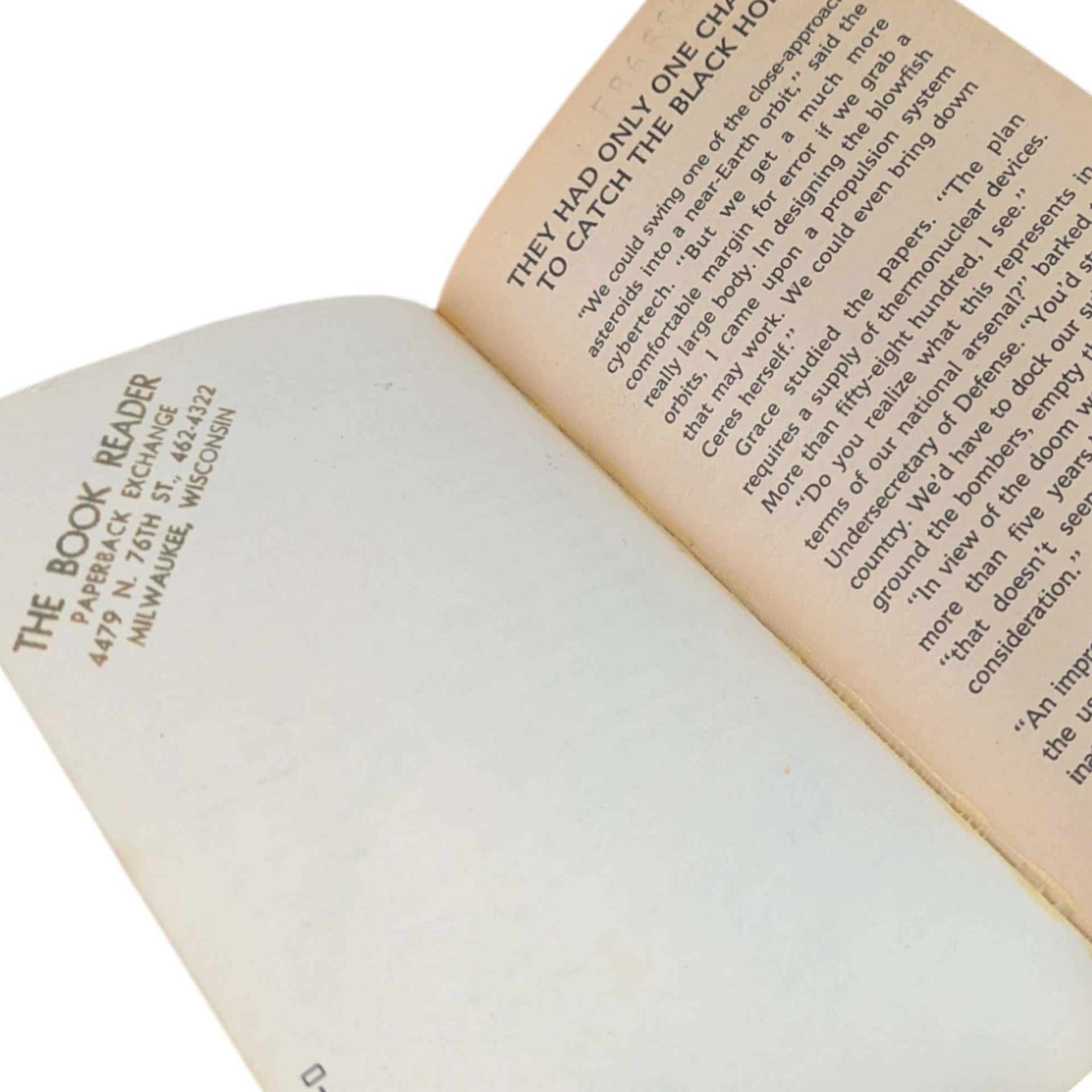 Vintage 1986 'The Doomsday Effect' by Thomas Wren: Paperback Sci-Fi Novel