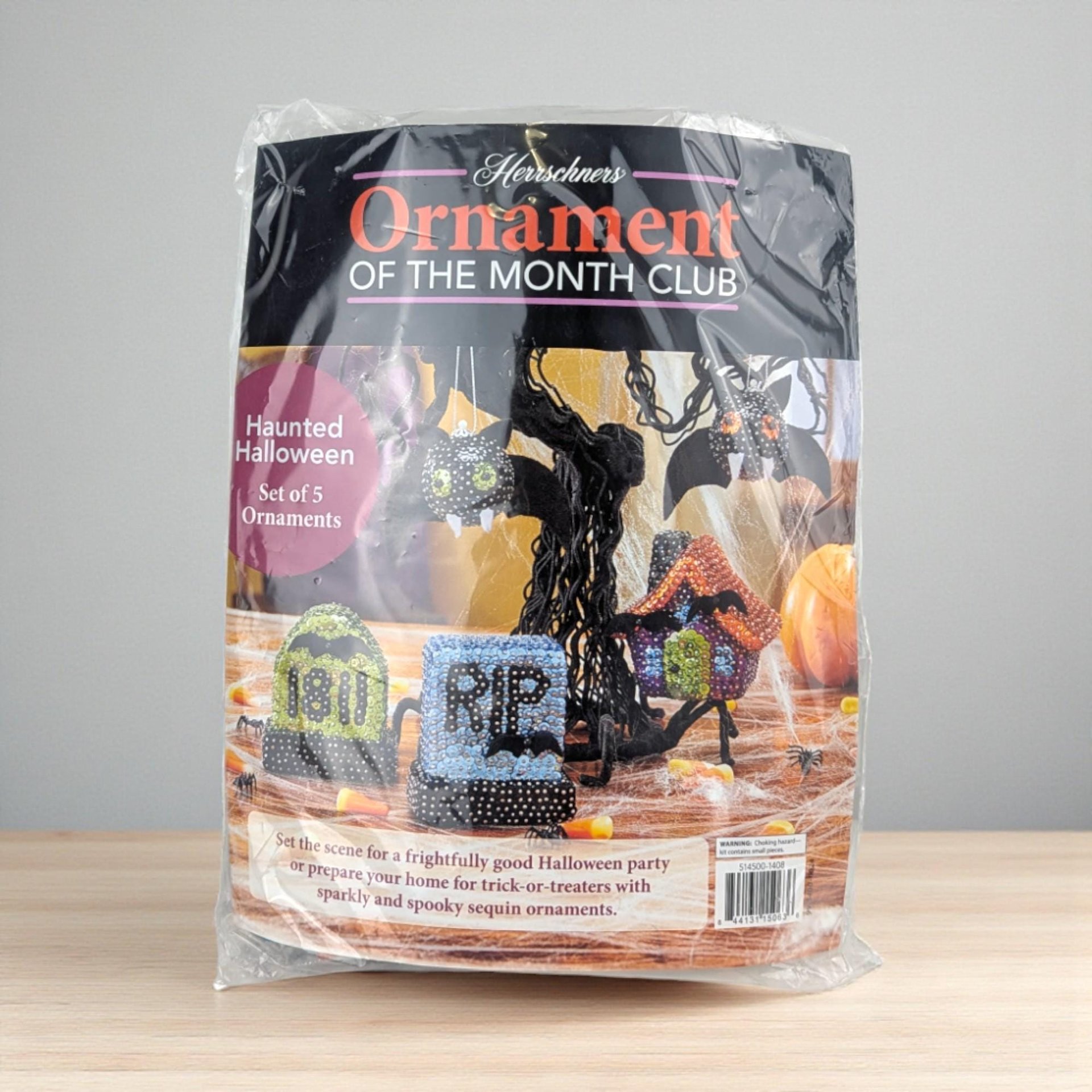 Vintage Herrschners Halloween Ornament Kits: Sealed Sequin Craft Project, You Choose