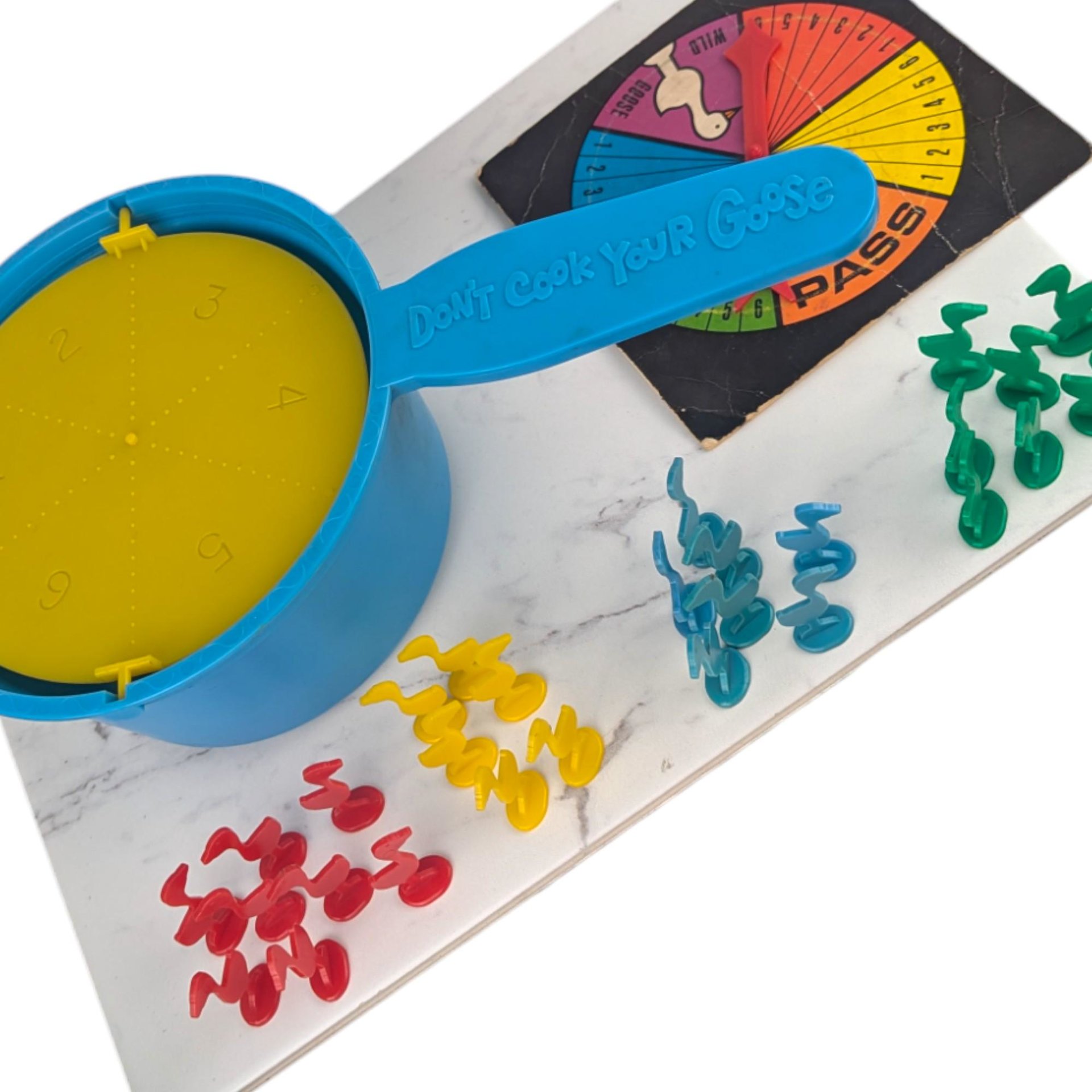 Vintage 1970 Don't Cook Your Goose Game: Schaper Stacking Game (Incomplete)