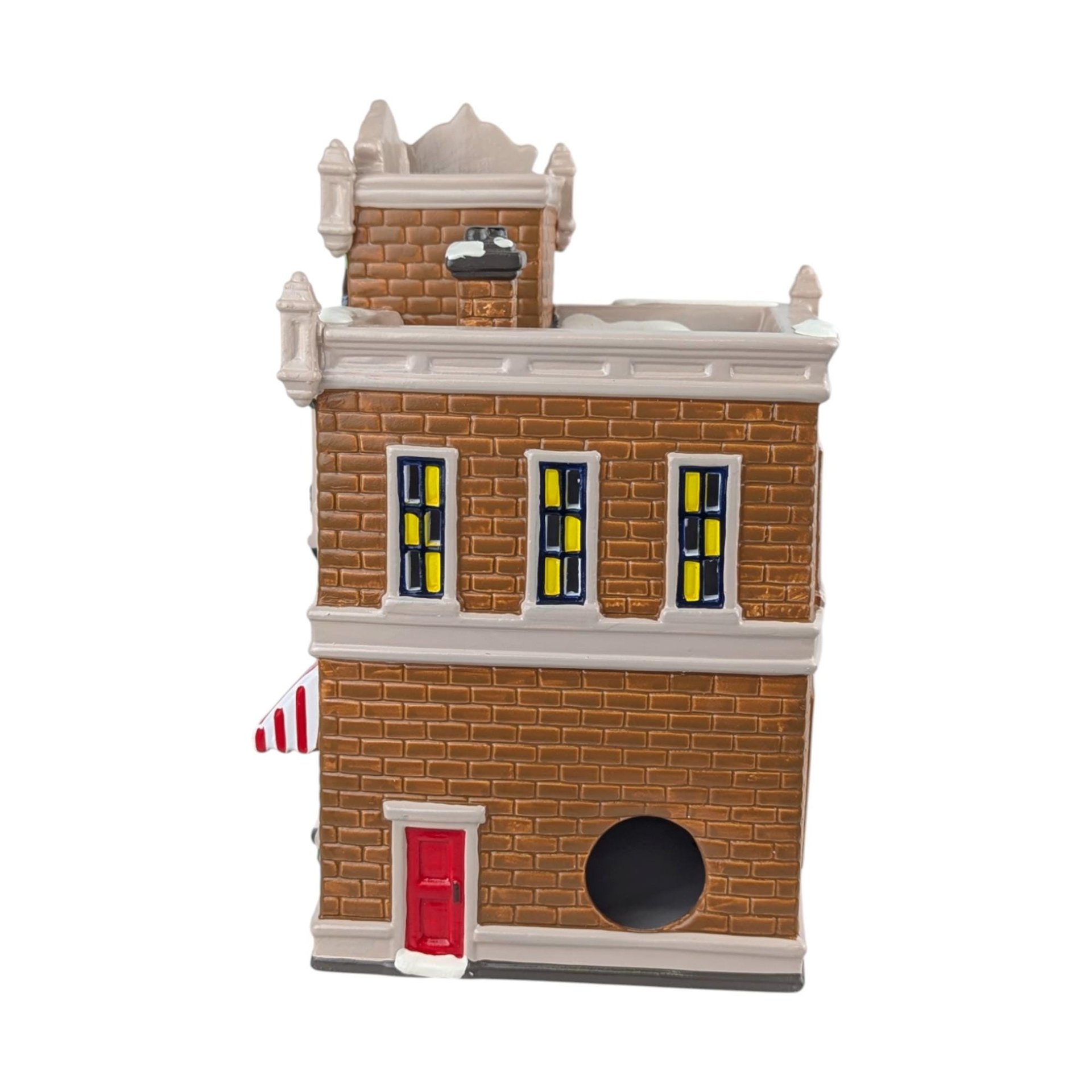 Vintage 1995 Dept 56 Coca-Cola Corner Drugstore: Lighted Snow Village Building