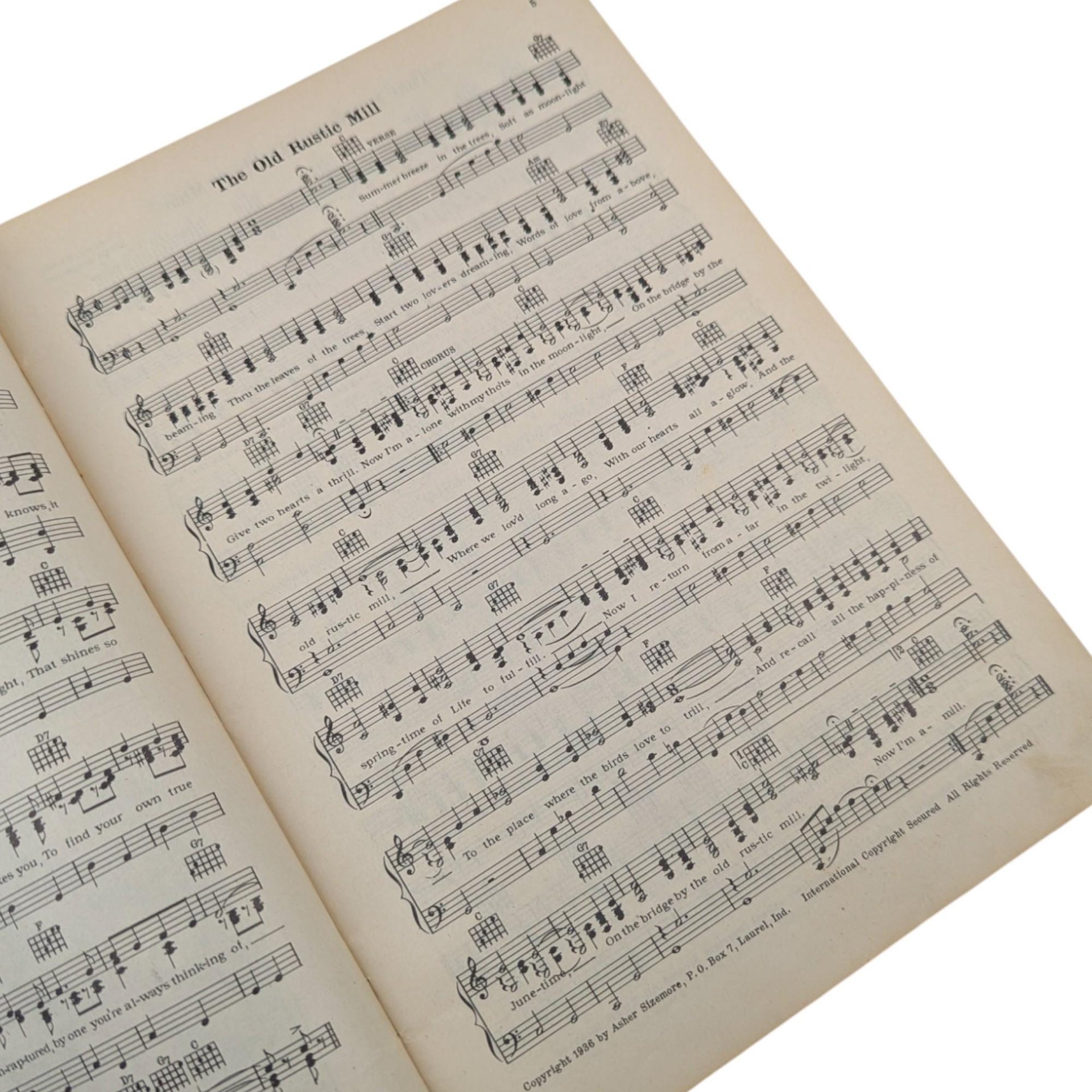 Vintage 1937 Songs of the Soil Songbook: Asher Sizemore & Little Jimmie Mountain Ballads