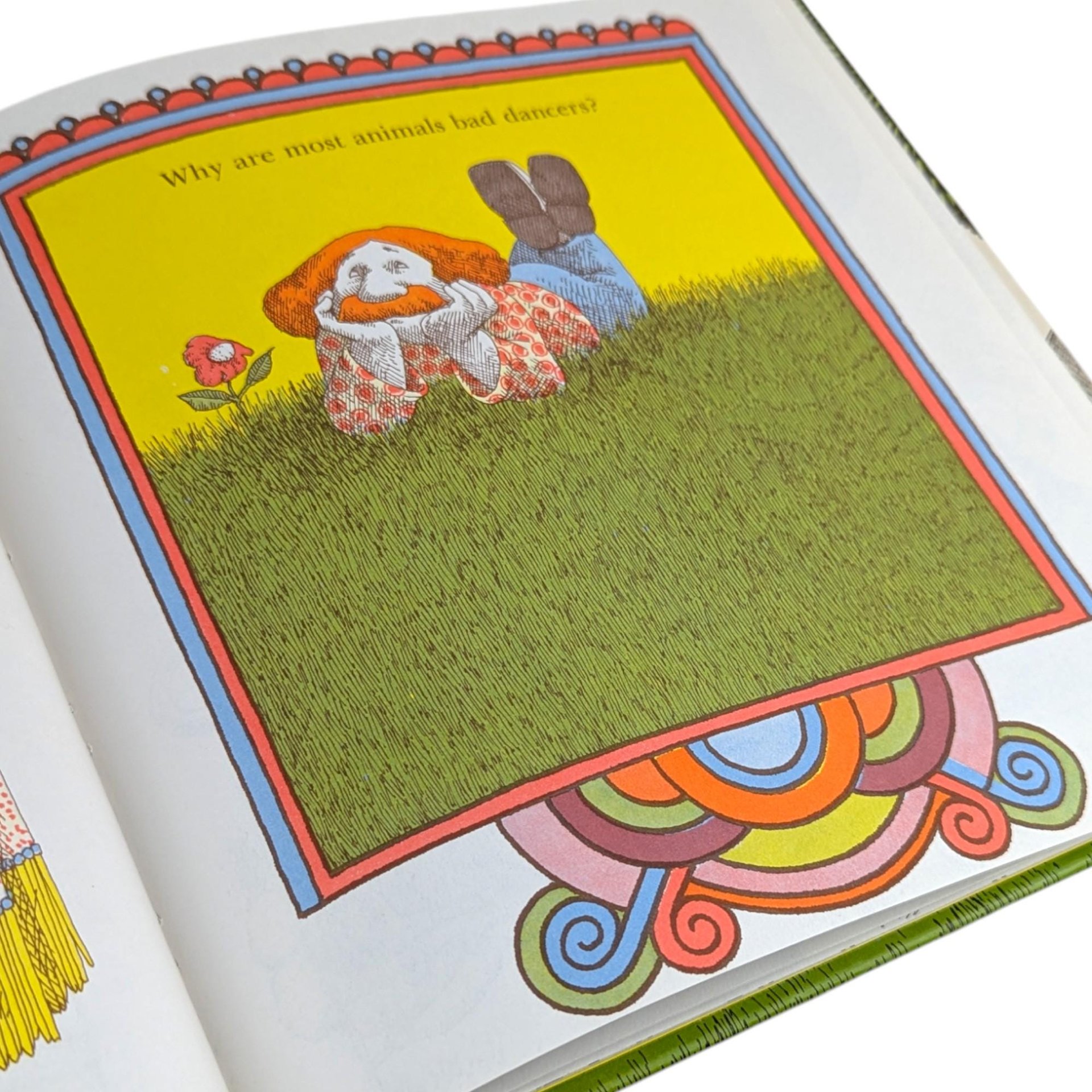 Vintage 1975 The Electric Radish Joke Book: Ray Cruz Illustrated Hardcover