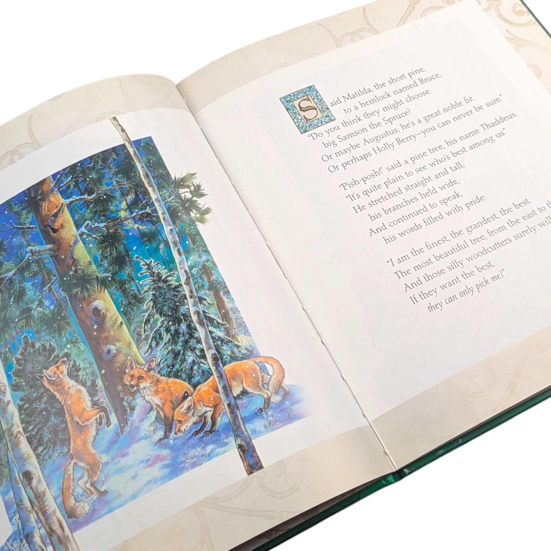 Vintage 2001 The Most Beautiful Tree: Melody Carlson Illustrated Christmas Book