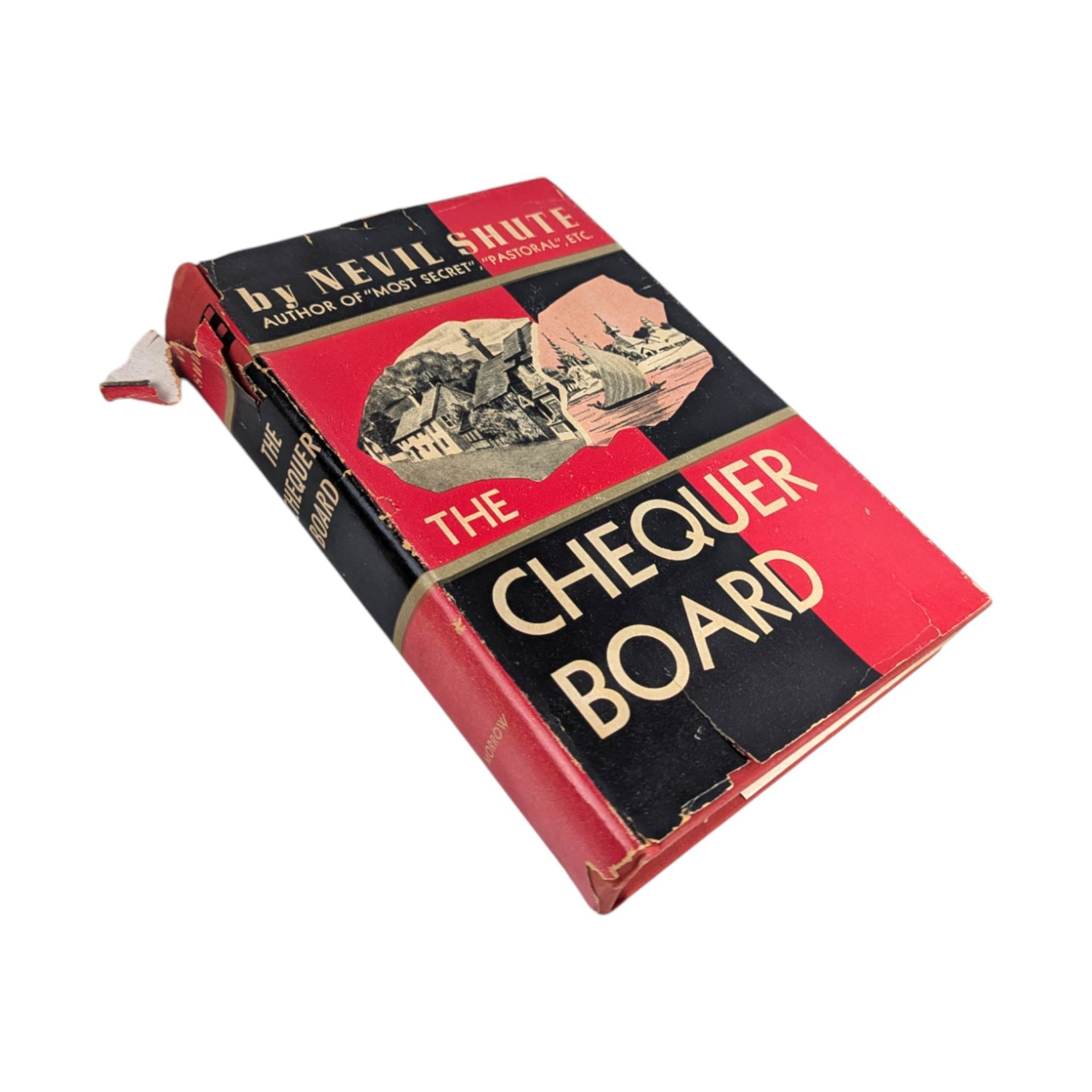 1947 "The Chequer Board" Hardcover: Nevil Shute, Vintage WWII Era Novel