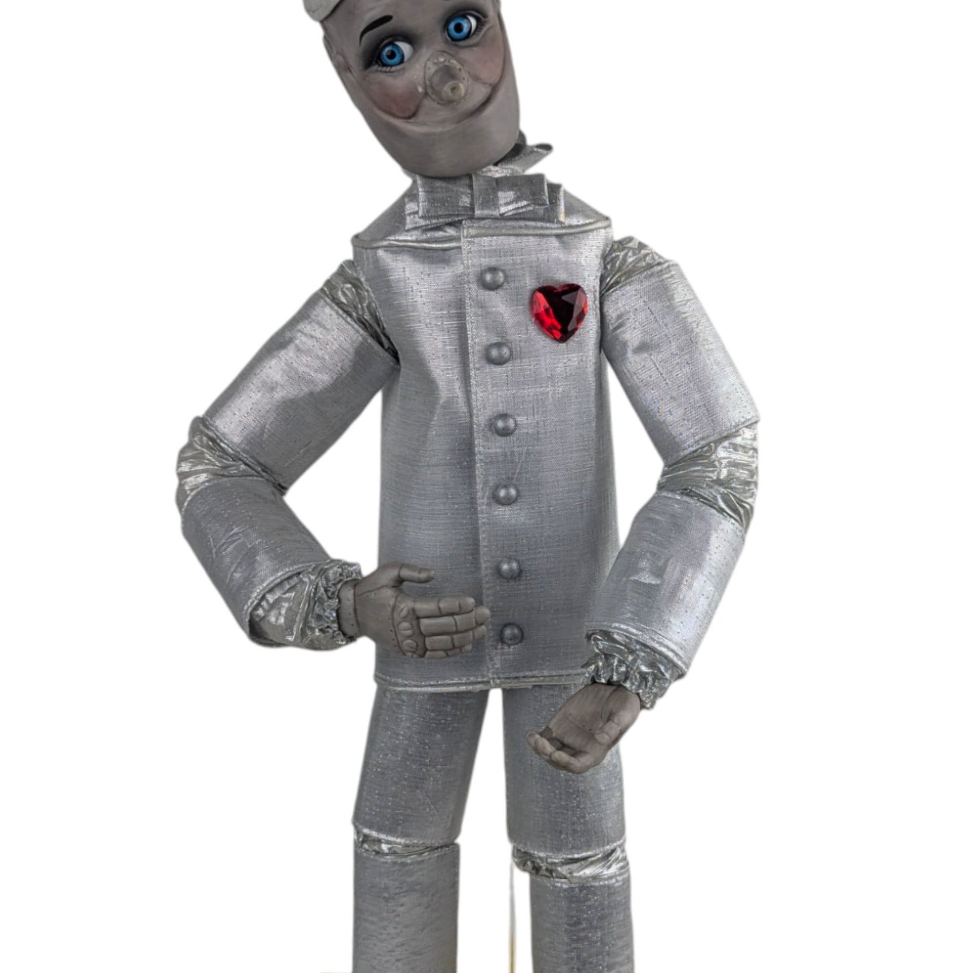 1994 Ashton Drake Tin Man Figure: Wizard of Oz Collectible Doll, 16.5" Display Figure
