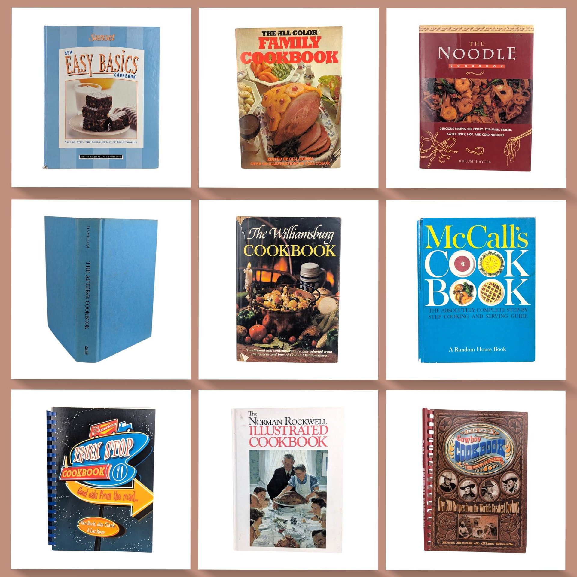 Vintage Cookbook You Choose: Classic and Unique Recipe Books