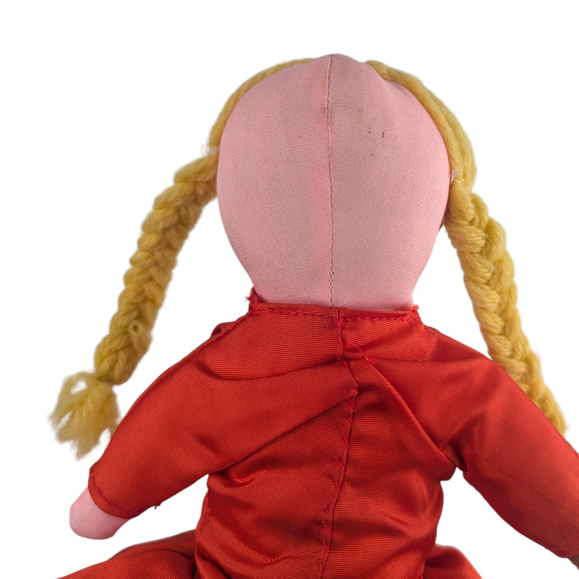 Vintage Topsy Turvy Doll: Little Red Riding Hood Grandma Handmade Toy