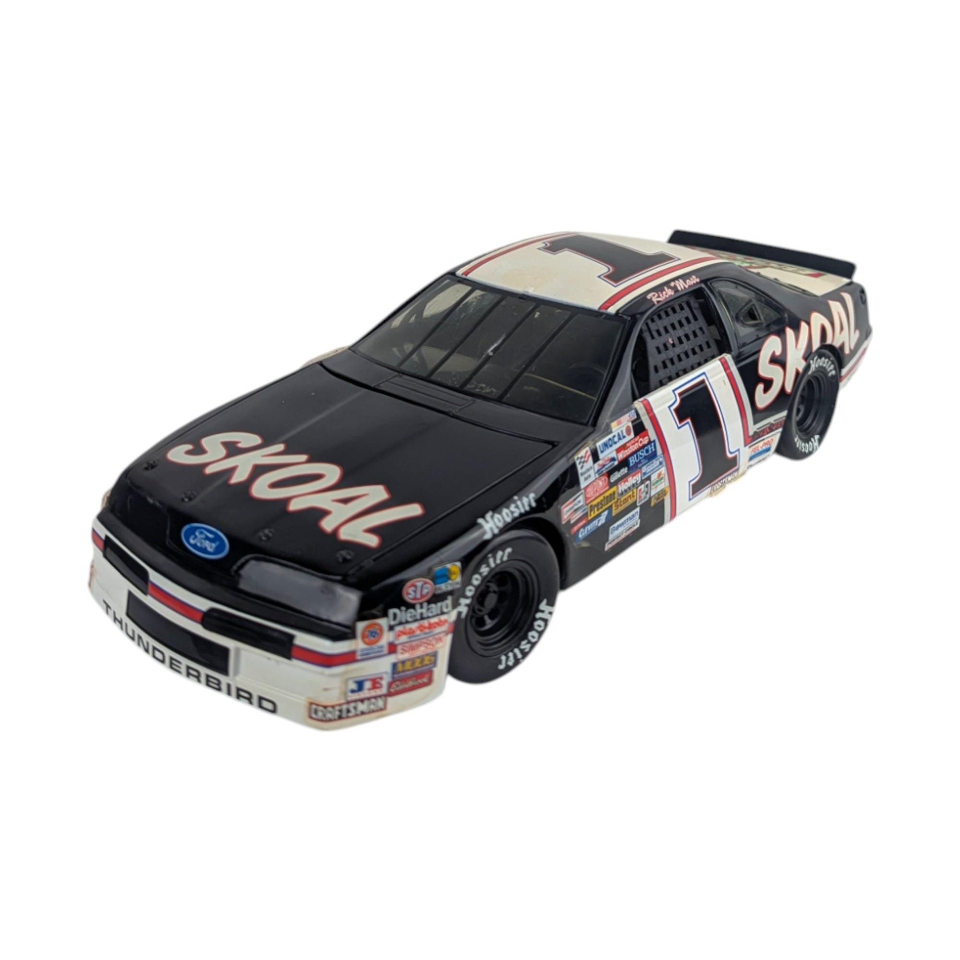 Vintage 1994 ERTL Skoal Race Car: Rick Mast #1 Thunderbird NASCAR Model