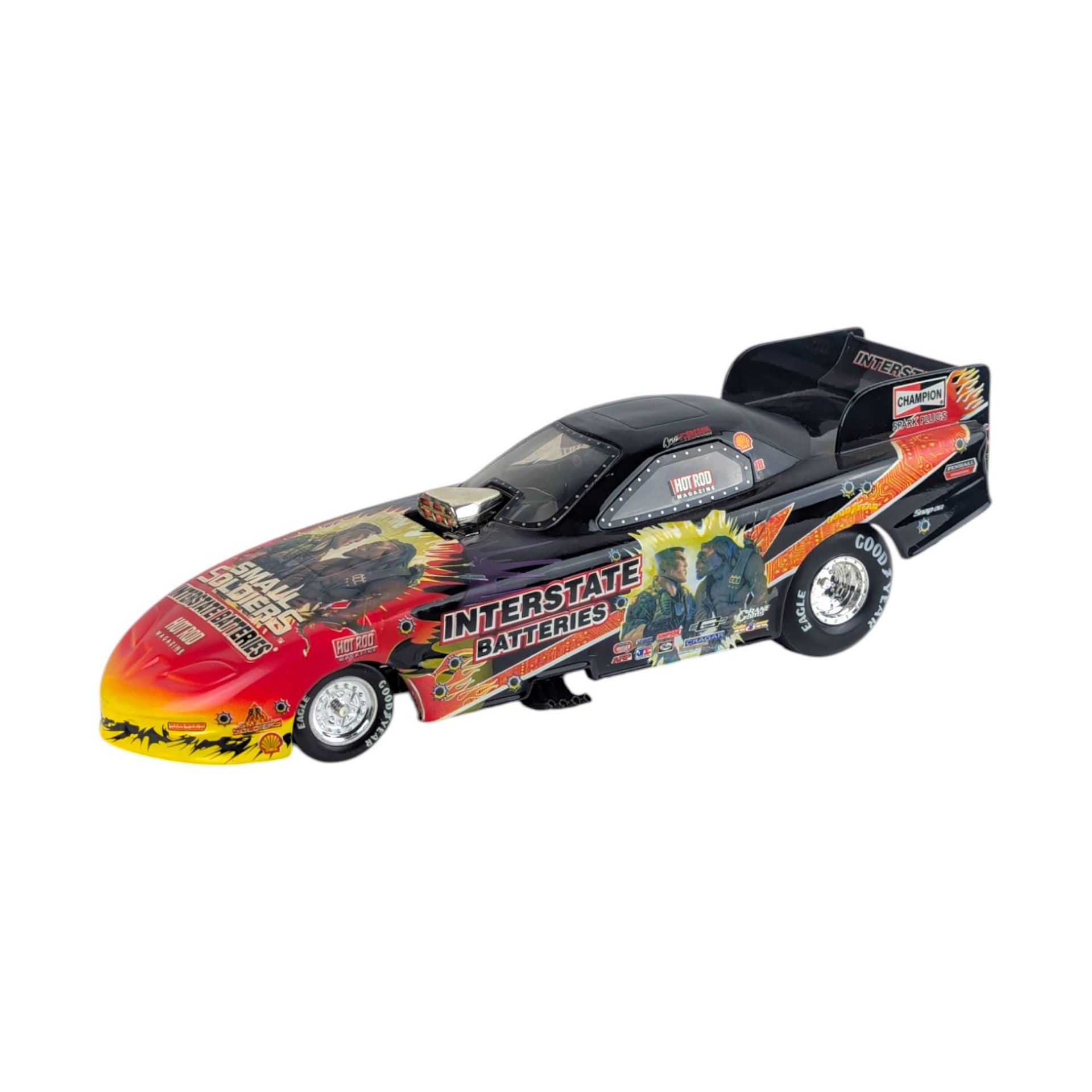 Vintage 1998 Action Funny Car: Jim Head Interstate Batteries NHRA Diecast