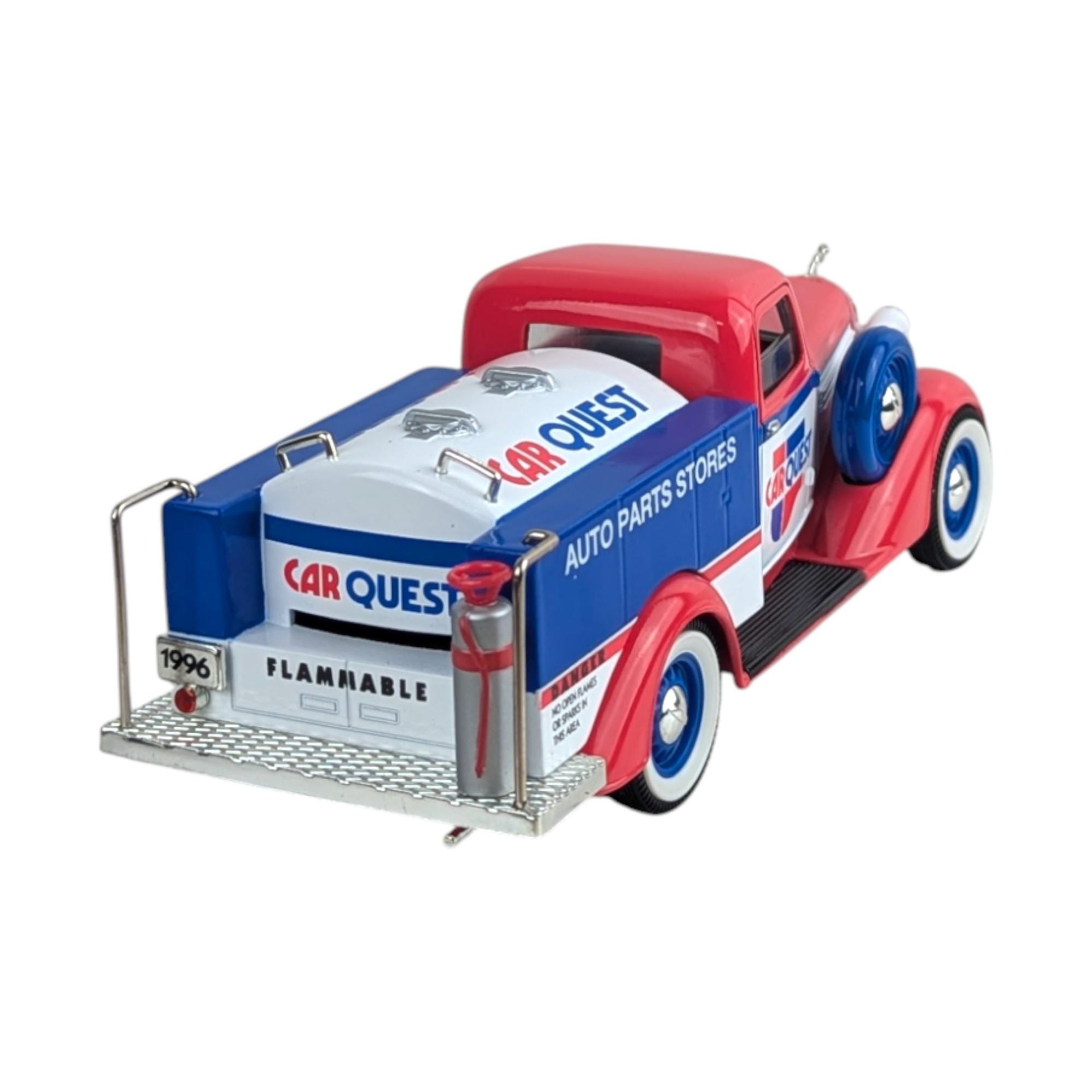 Vintage Liberty Carquest Truck: 1936 Dodge Tanker Diecast Bank with Key