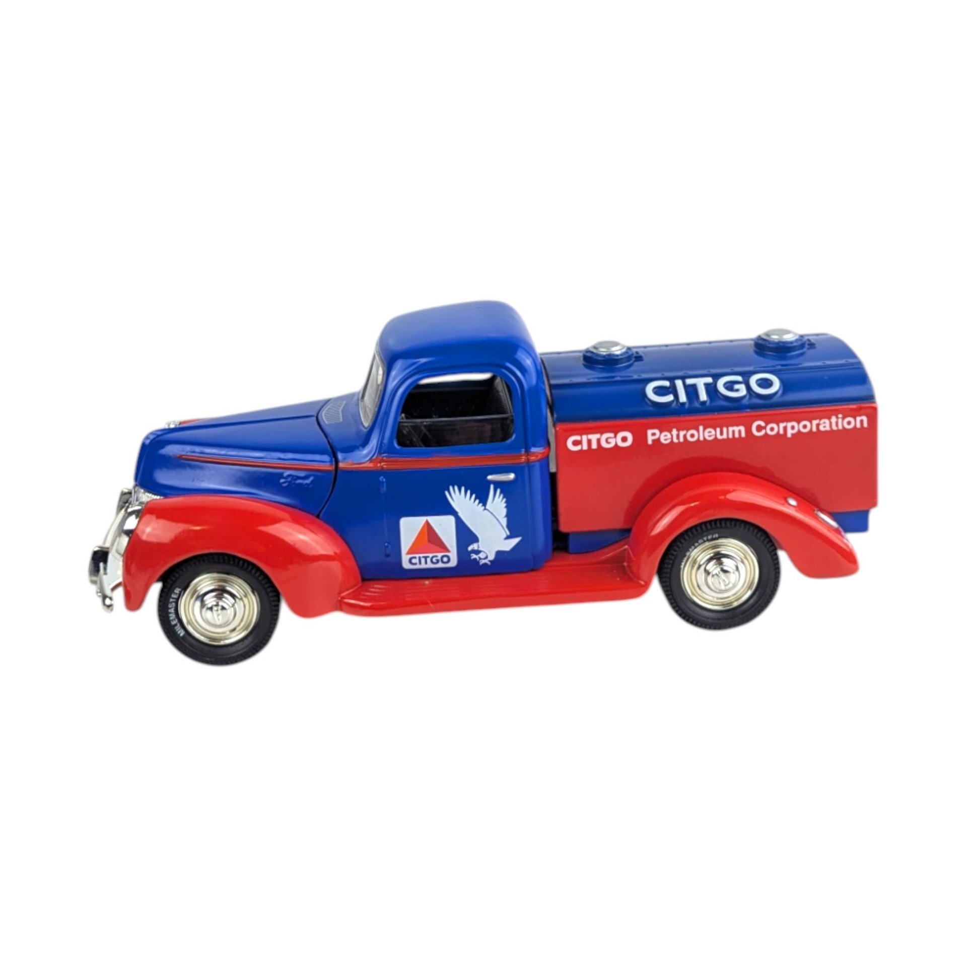 Vintage 1990s Liberty Citgo Truck: 1940 Ford Tanker Diecast Bank