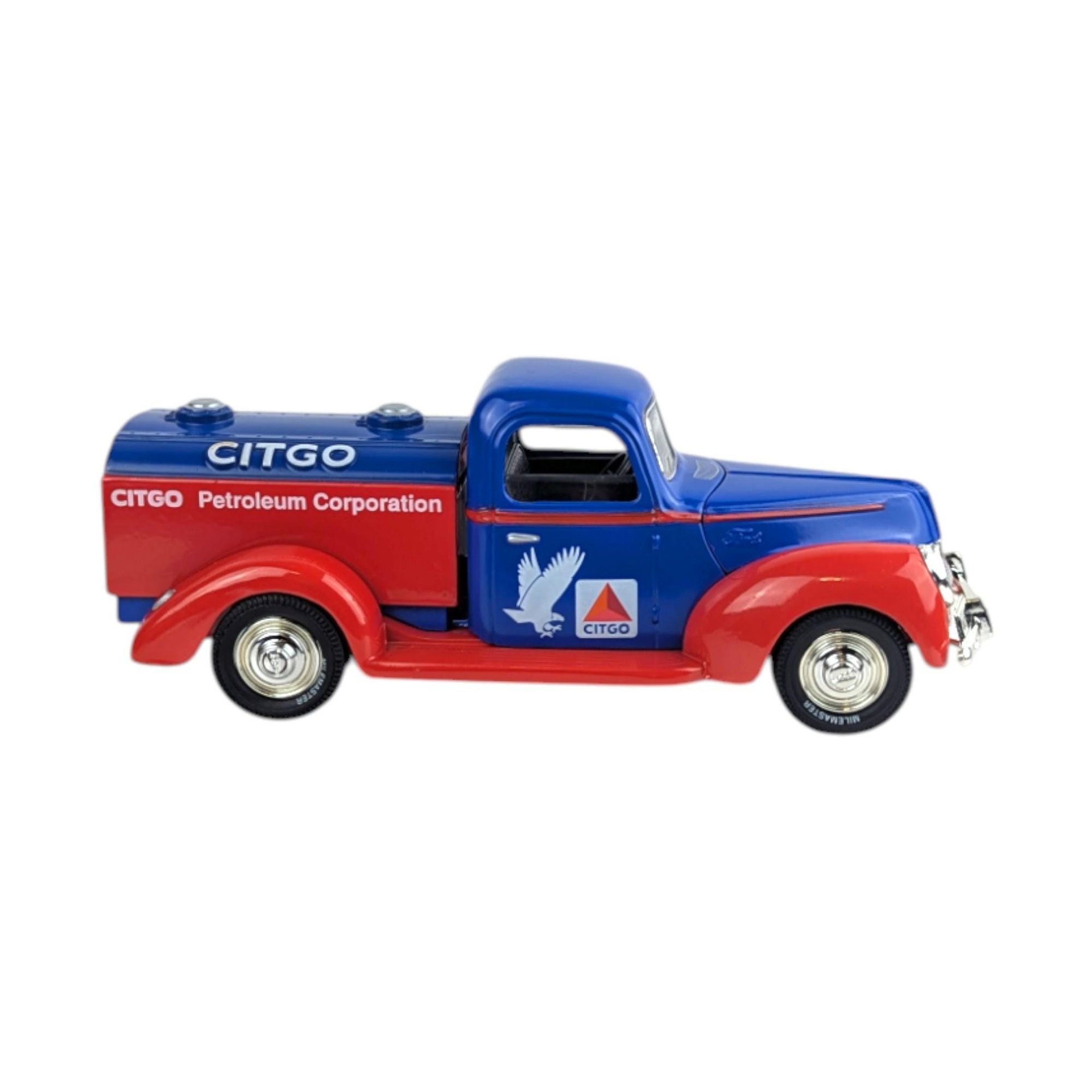 Vintage 1990s Liberty Citgo Truck: 1940 Ford Tanker Diecast Bank