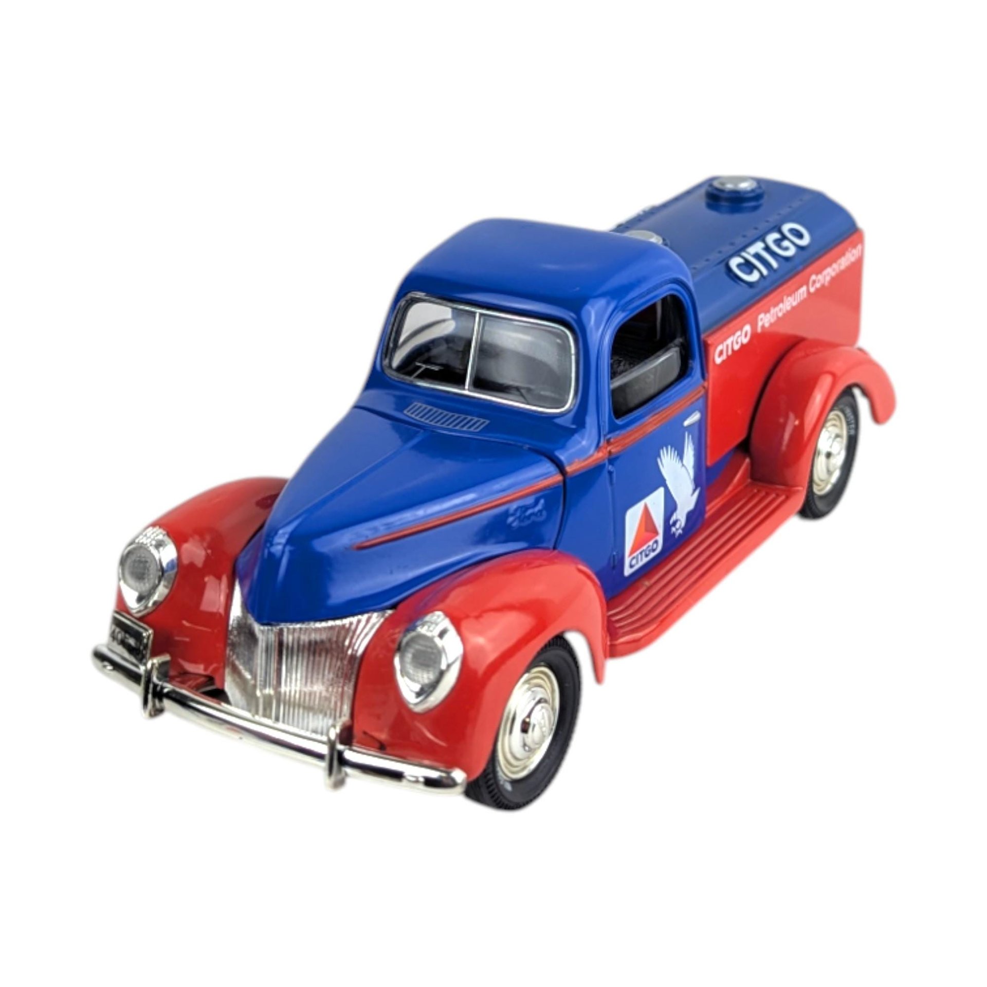 Vintage 1990s Liberty Citgo Truck: 1940 Ford Tanker Diecast Bank