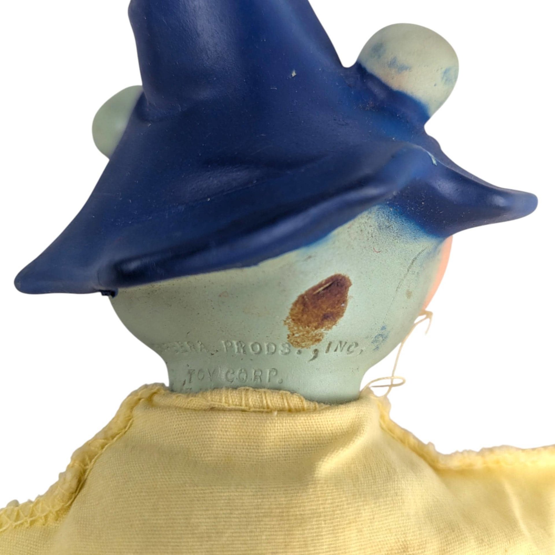 Vintage 1964 Mushmouse Hand Puppet: Ideal Toy Hanna Barbera Cartoon Character