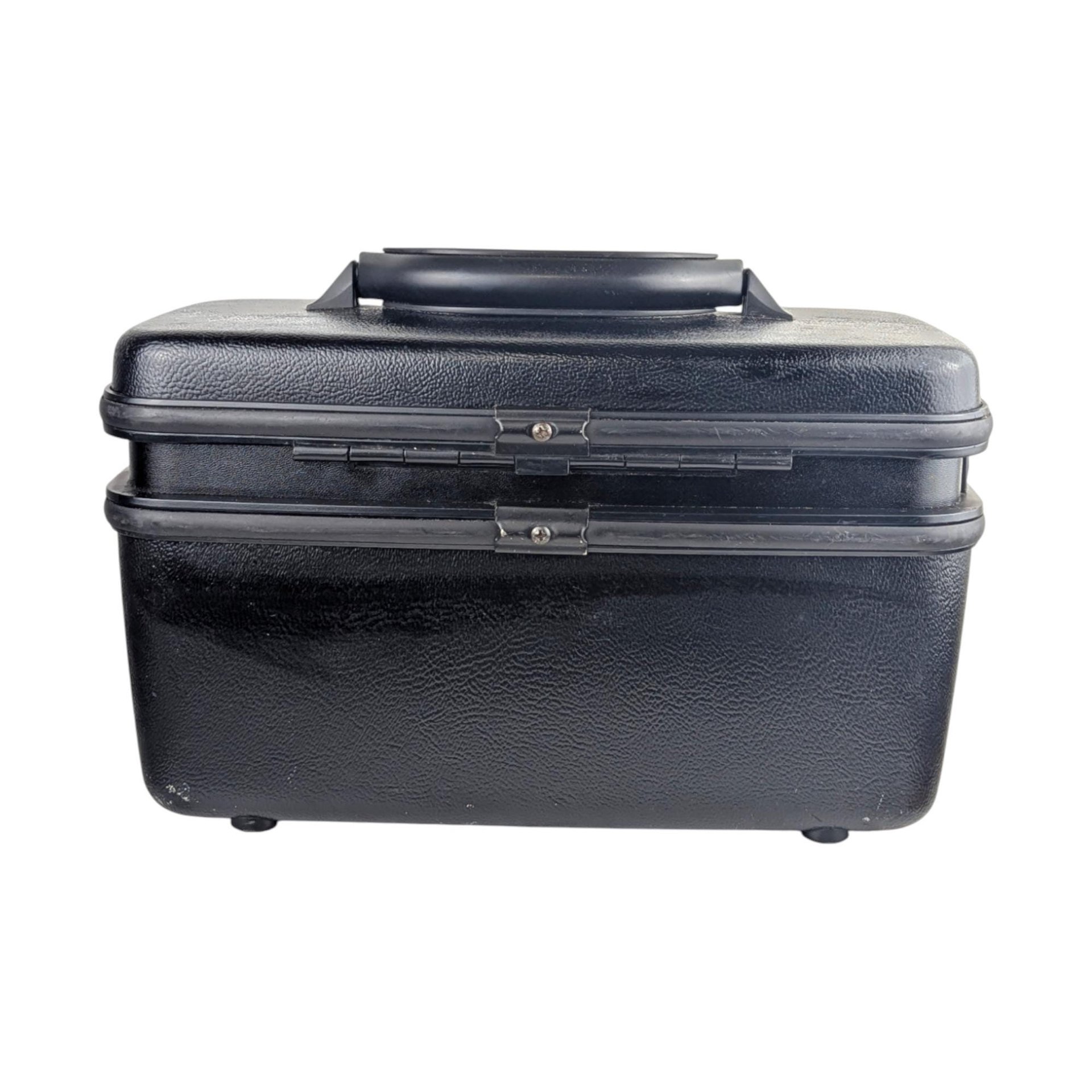 Vintage 1987 Silhouette 4 Train Case: Samsonite Hard Shell Luggage