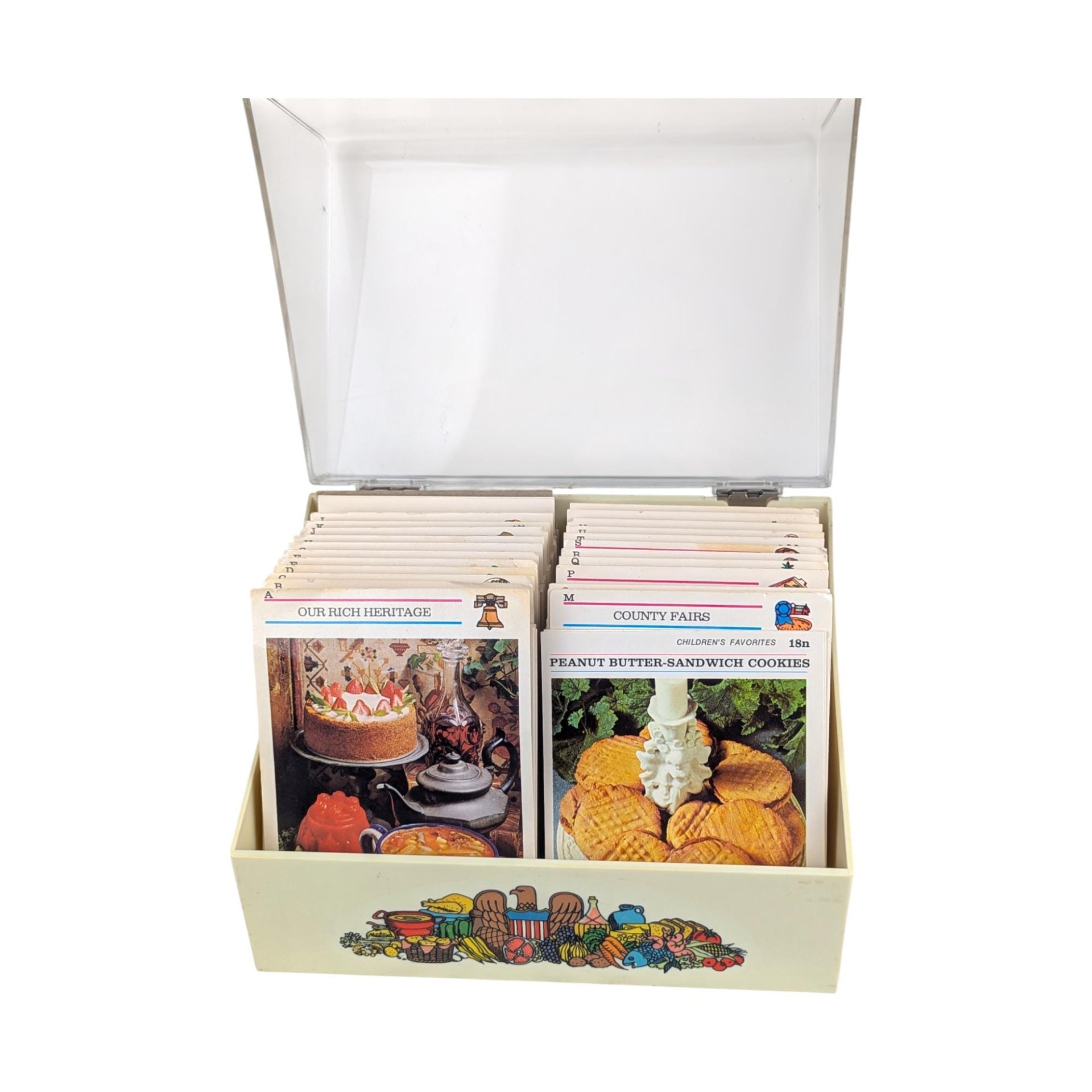 Vintage 1970s Cookery Cards: Marguerite Patten Recipe Box Set