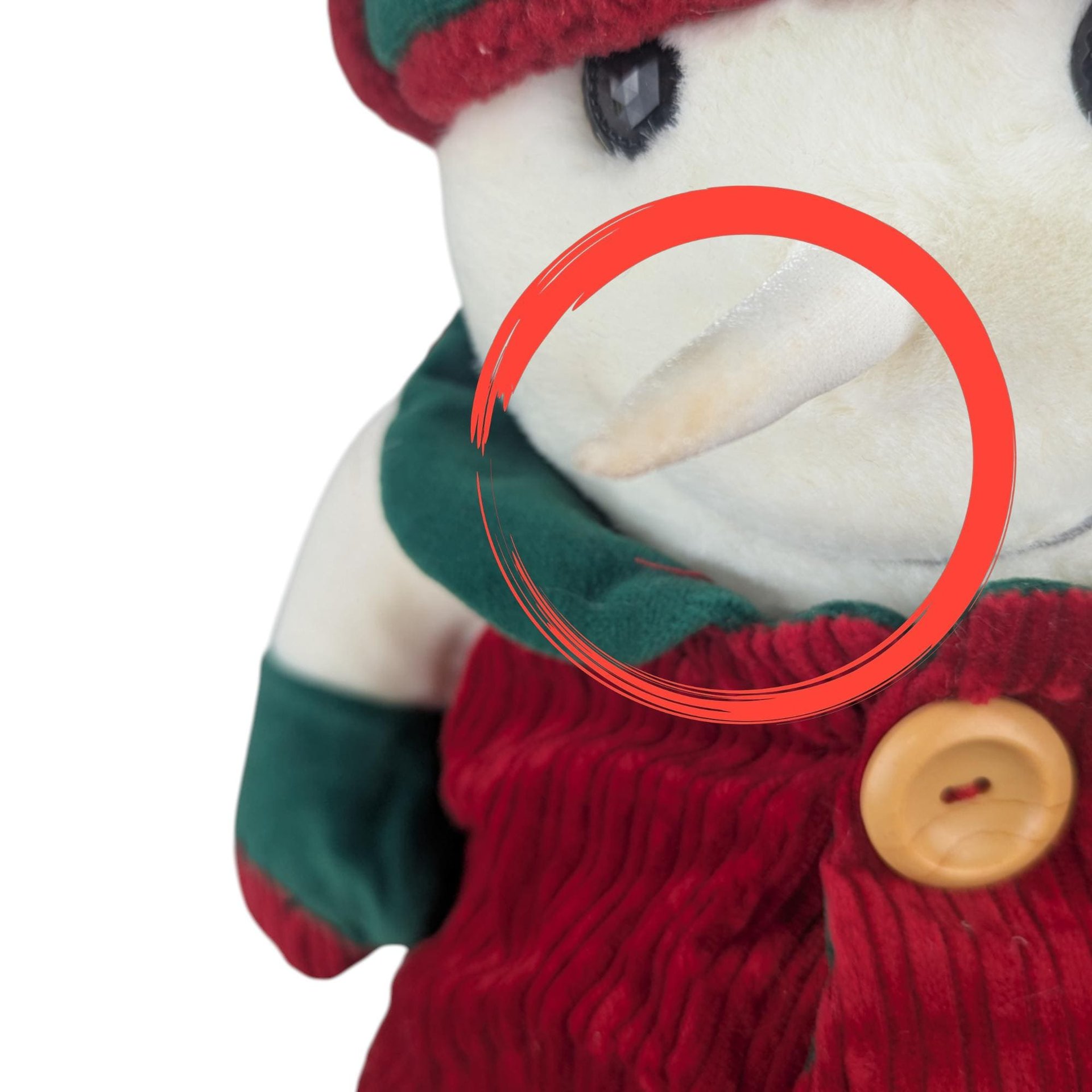 Vintage Christmas Bear Plush: Your Choice of Collectible Department Store Bears