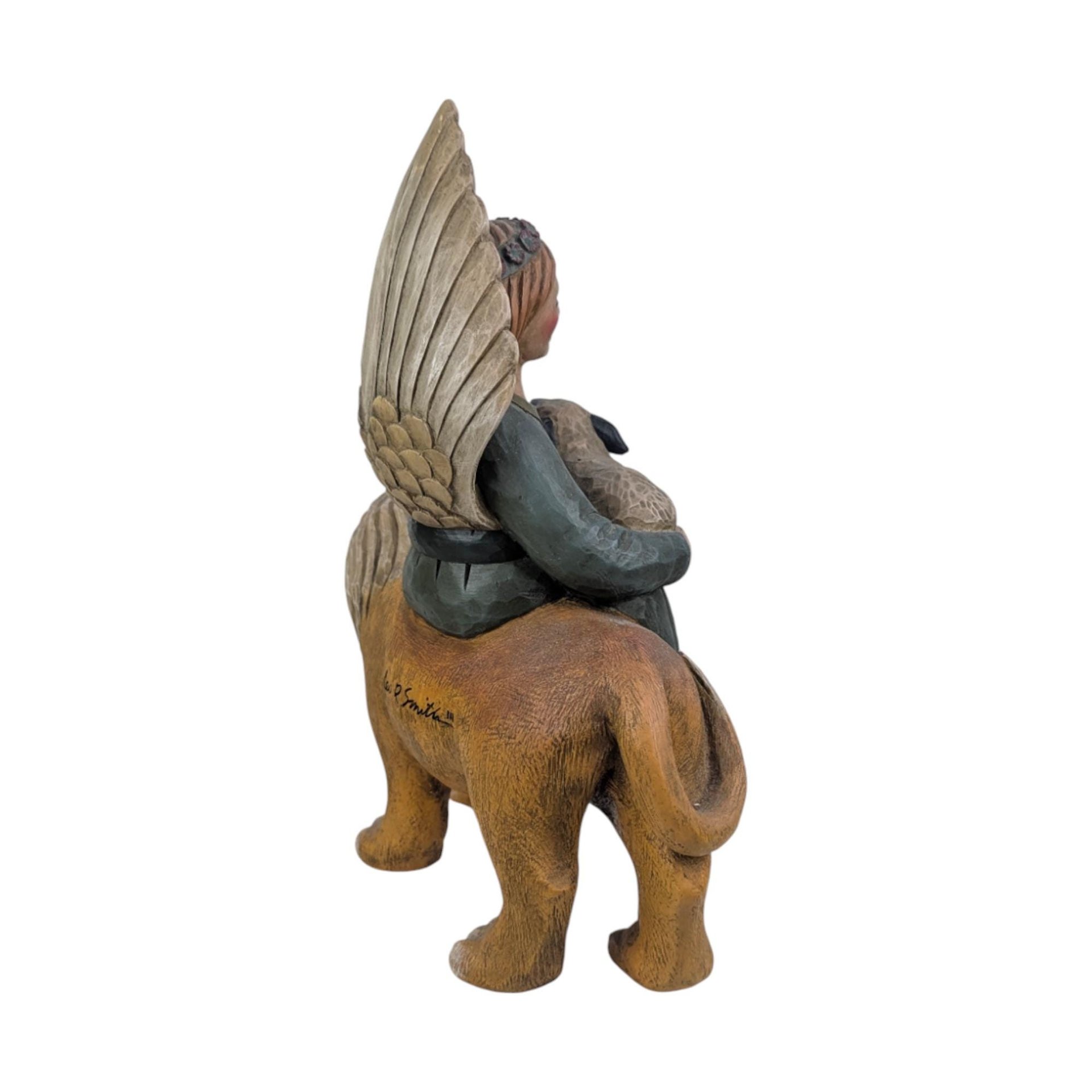 Vintage Peaceable Kingdom Figurine: Leo R. Smith Folk Art, #2/1500