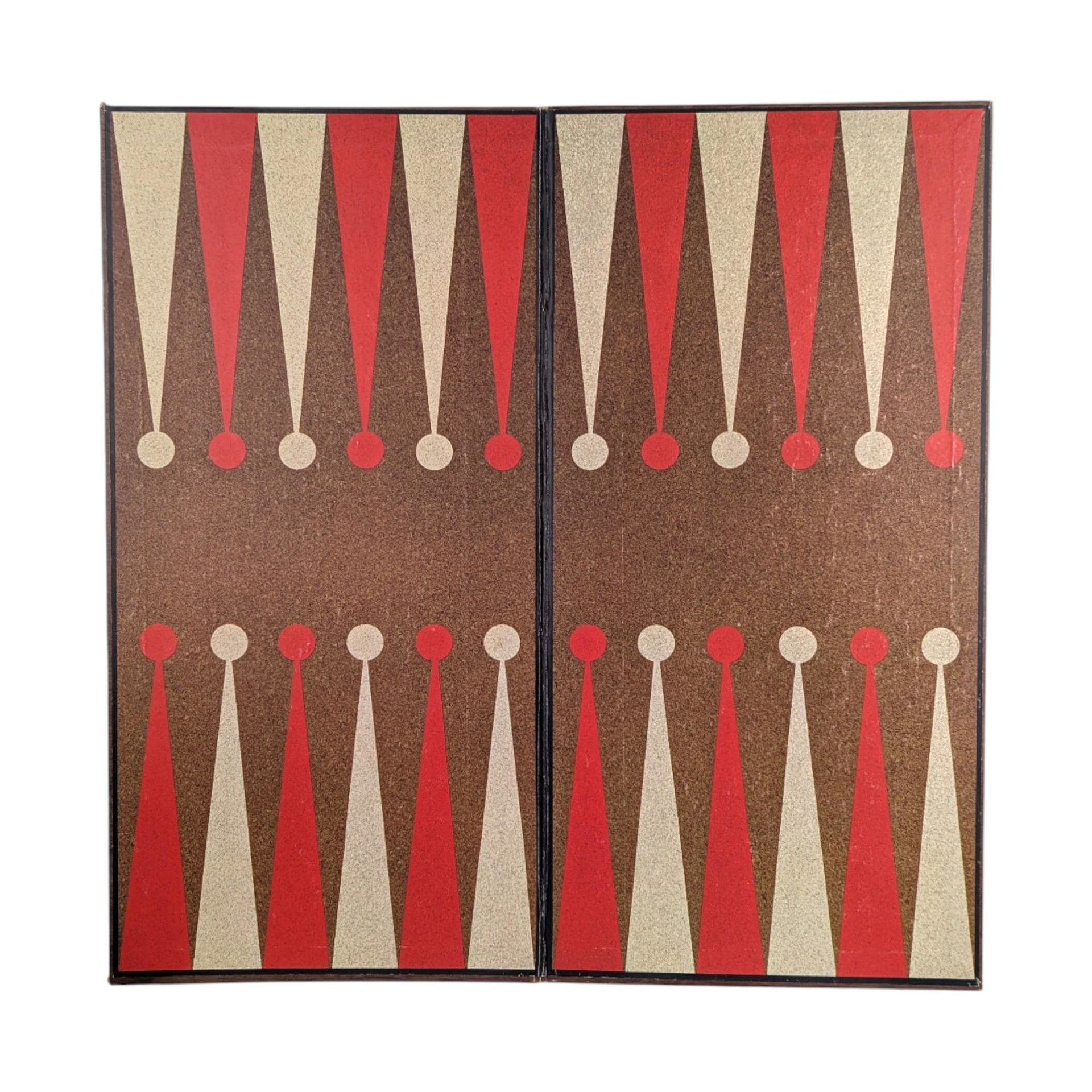 Vintage 1970s Deluxe Backgammon Game: Pleasantime Games, Classic Strategy Board Game
