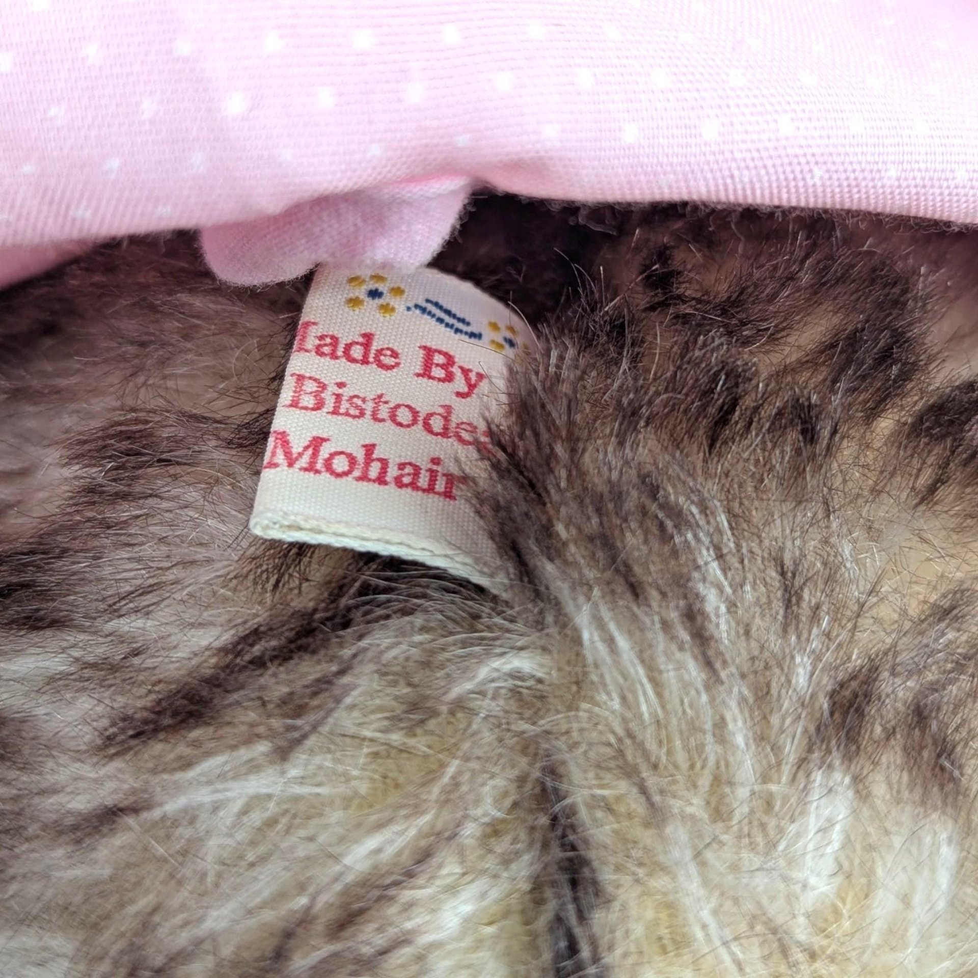 Vintage Mohair Artist Bear: Handmade by Debra Bistodeau, One of a Kind OOAK Toy