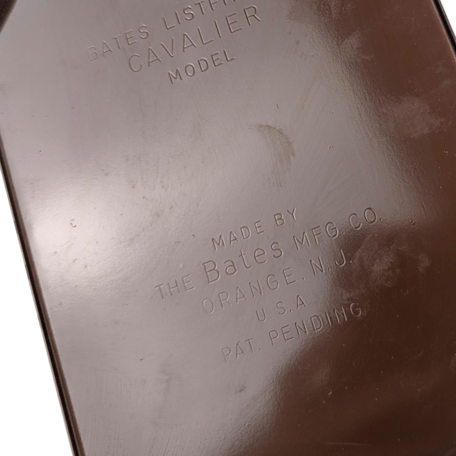 Vintage Cavalier List Finder Index: Bates Brown Faux Leather Desk Organizer