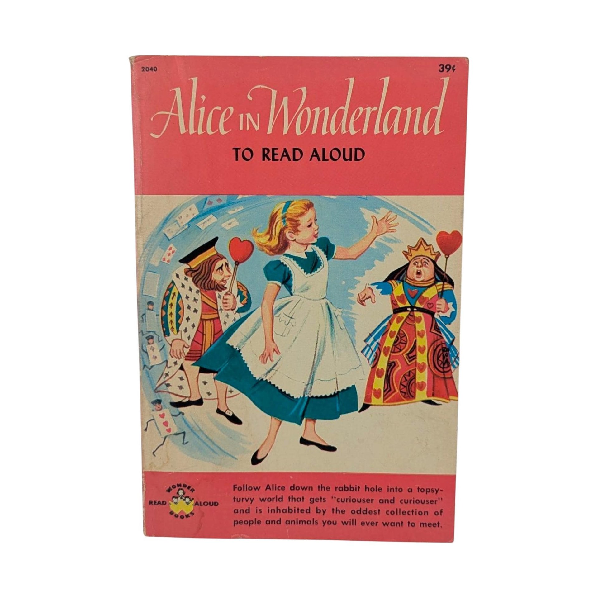 Vintage 1963 Alice in Wonderland Book: Lewis Carroll To Read Aloud Softcover