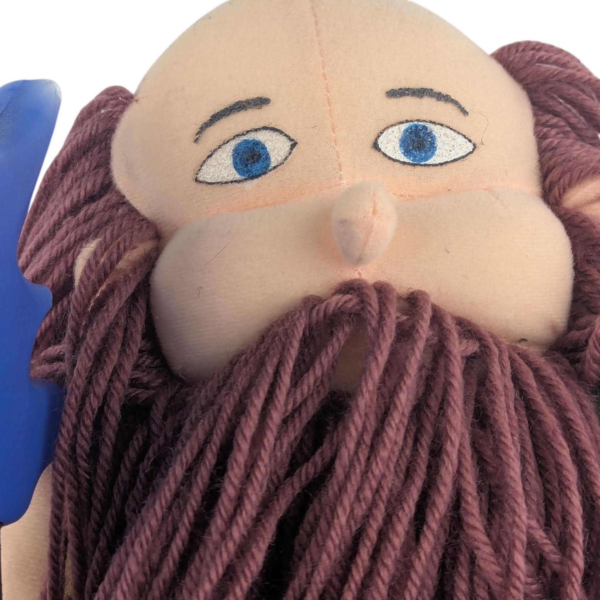 Vintage 1990s Ragnar Plush Doll: Minnesota Vikings NFL Mascot Toy
