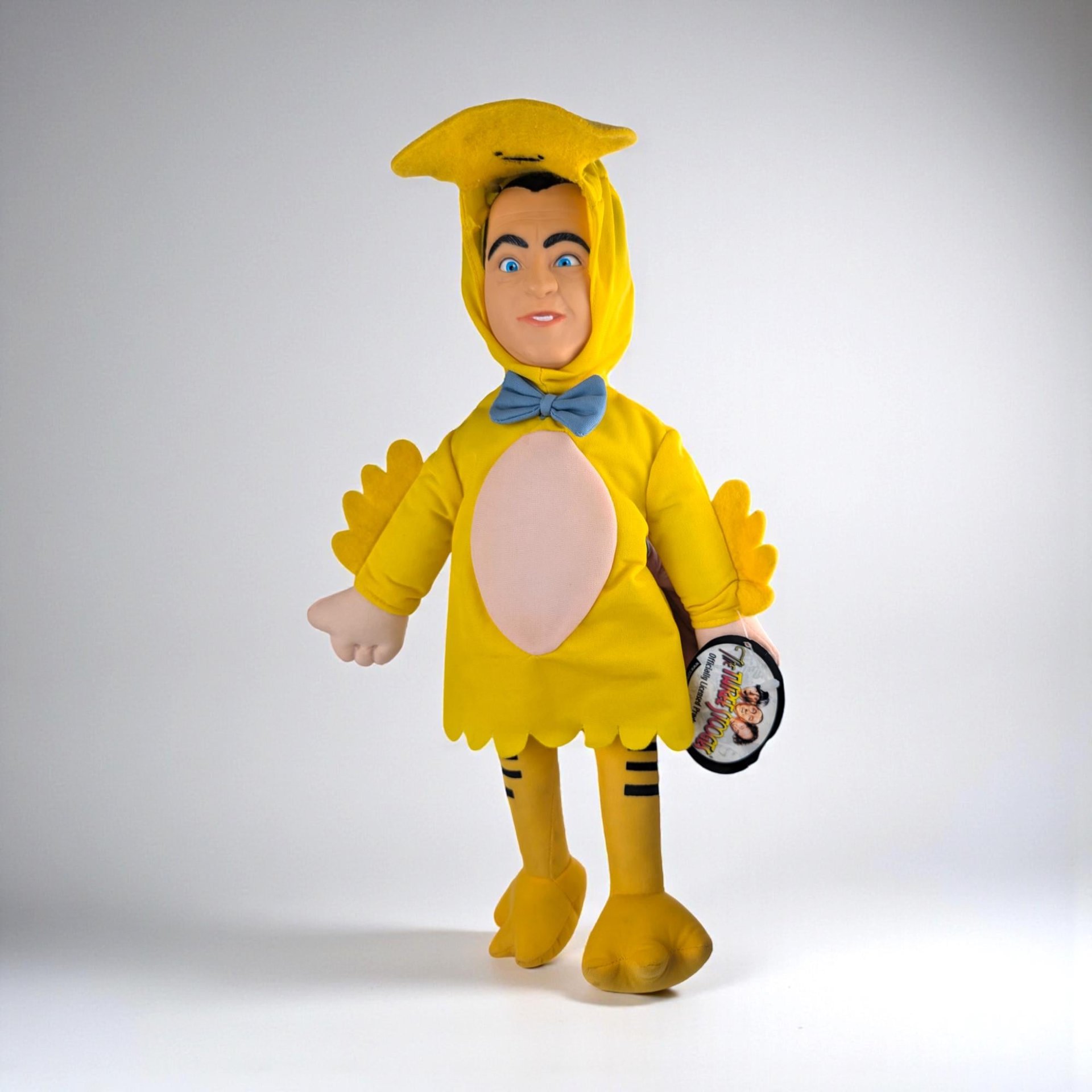 2001 Larry Fine Chicken Plush Doll: The Three Stooges C3 Entertainment Toy