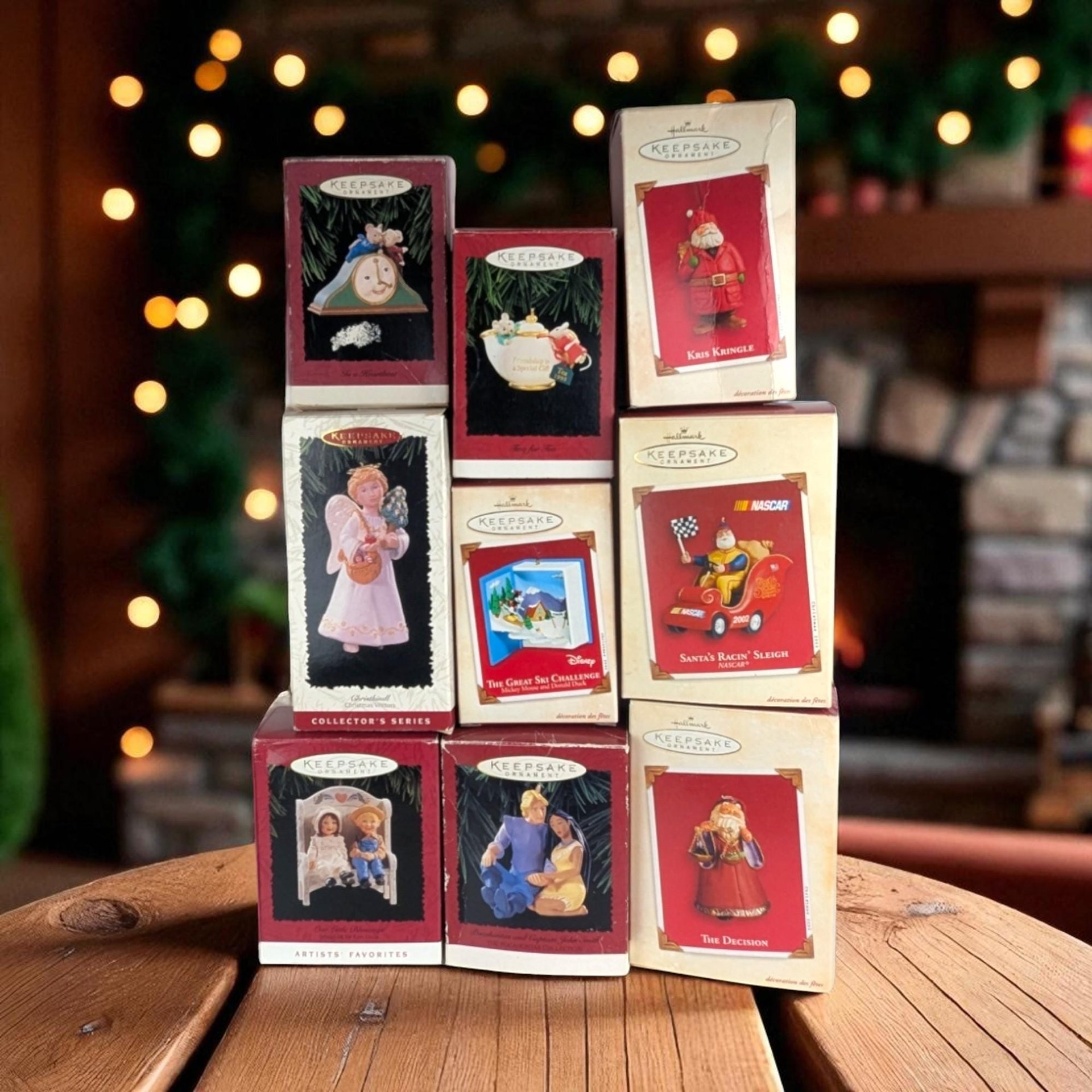 Vintage Hallmark Keepsake Ornament Your Choice: Disney, Kris Kringle, Christkindl, NASCAR