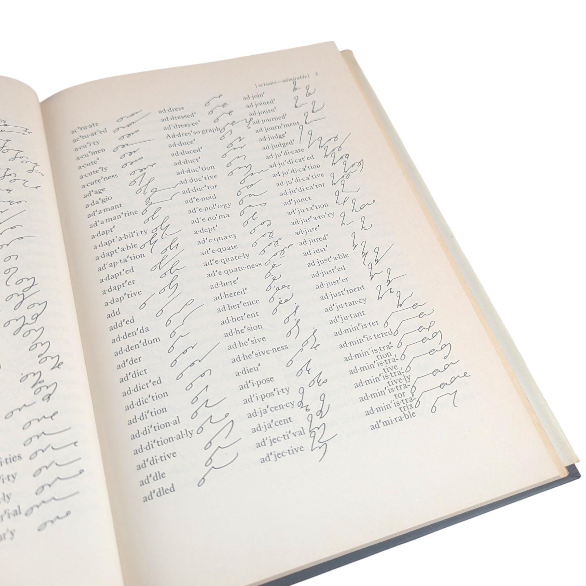 Vintage 1971 Gregg Shorthand Dictionary: Diamond Jubilee Series Secretarial Reference