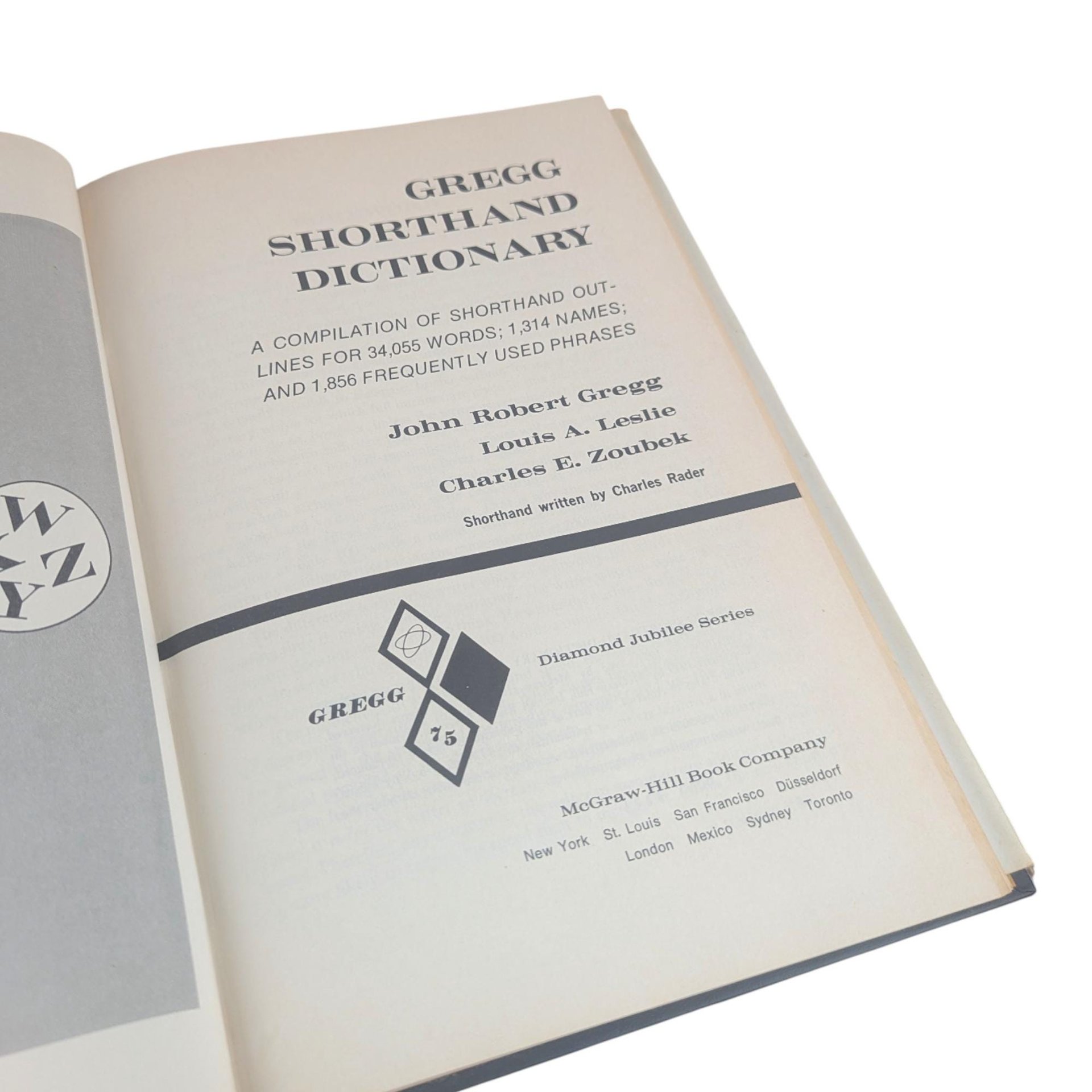 Vintage 1971 Gregg Shorthand Dictionary: Diamond Jubilee Series Secretarial Reference