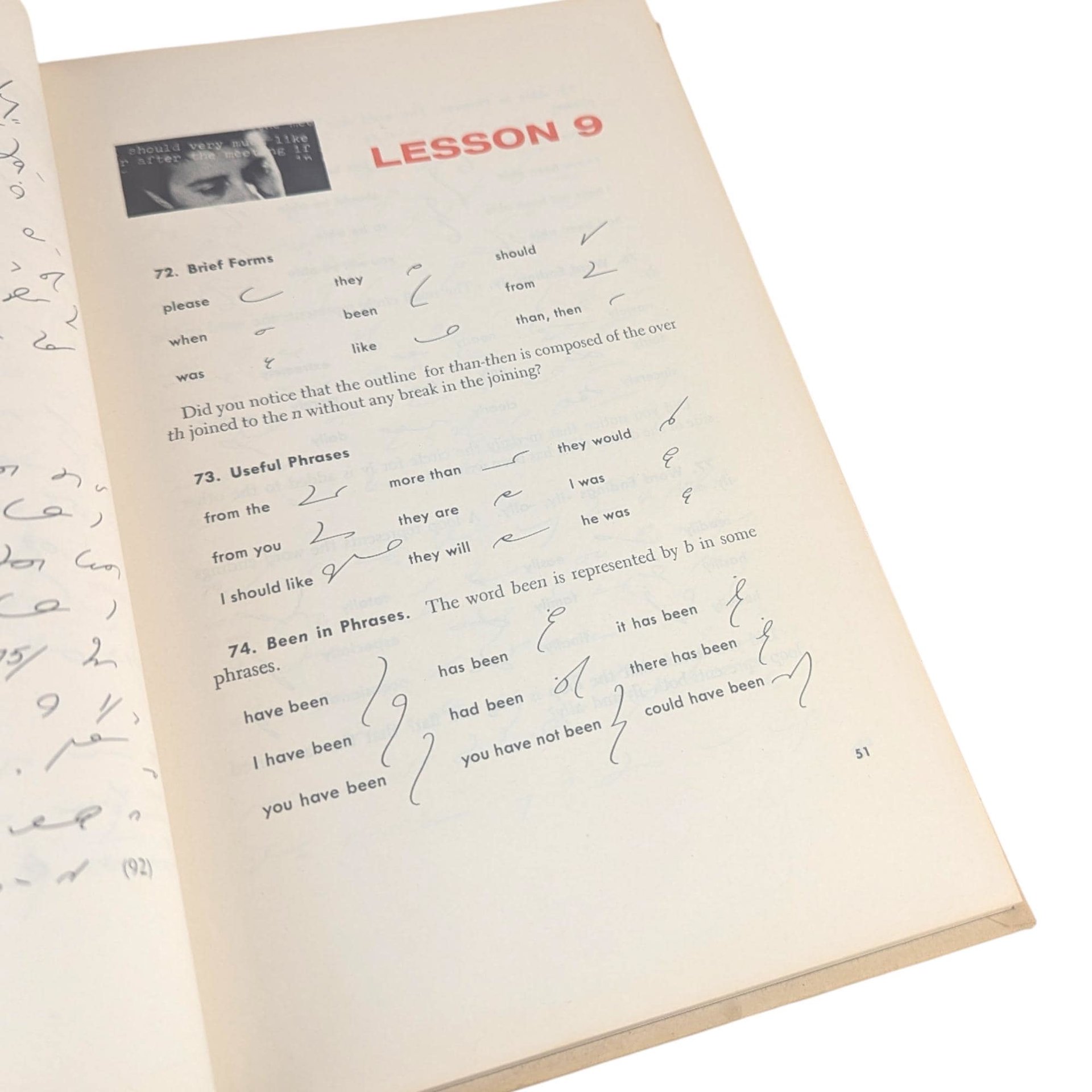 Vintage 1958 Gregg Shorthand For Colleges: Simplified Second Edition Textbook